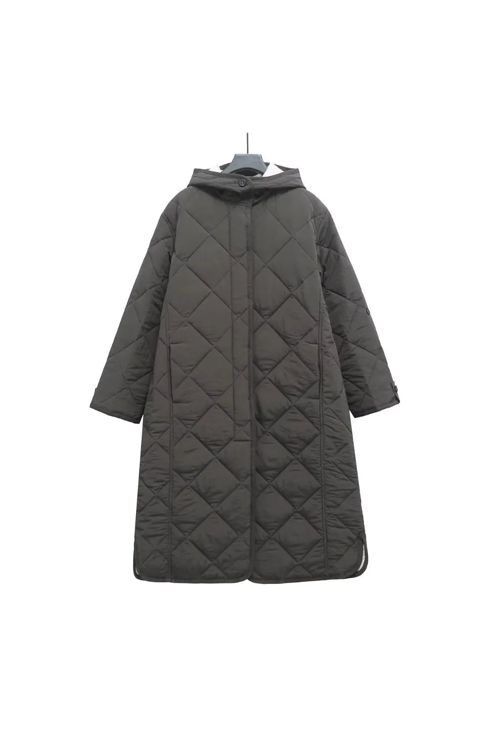 ' Imogen' Long Hooded Down Jacket