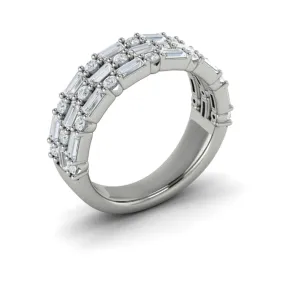 14 KT White Gold Diamond Ring