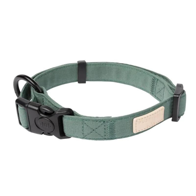 [15% OFF] Fuzzyard Life Cotton Myrtle Green Dog Collar (3 Sizes)