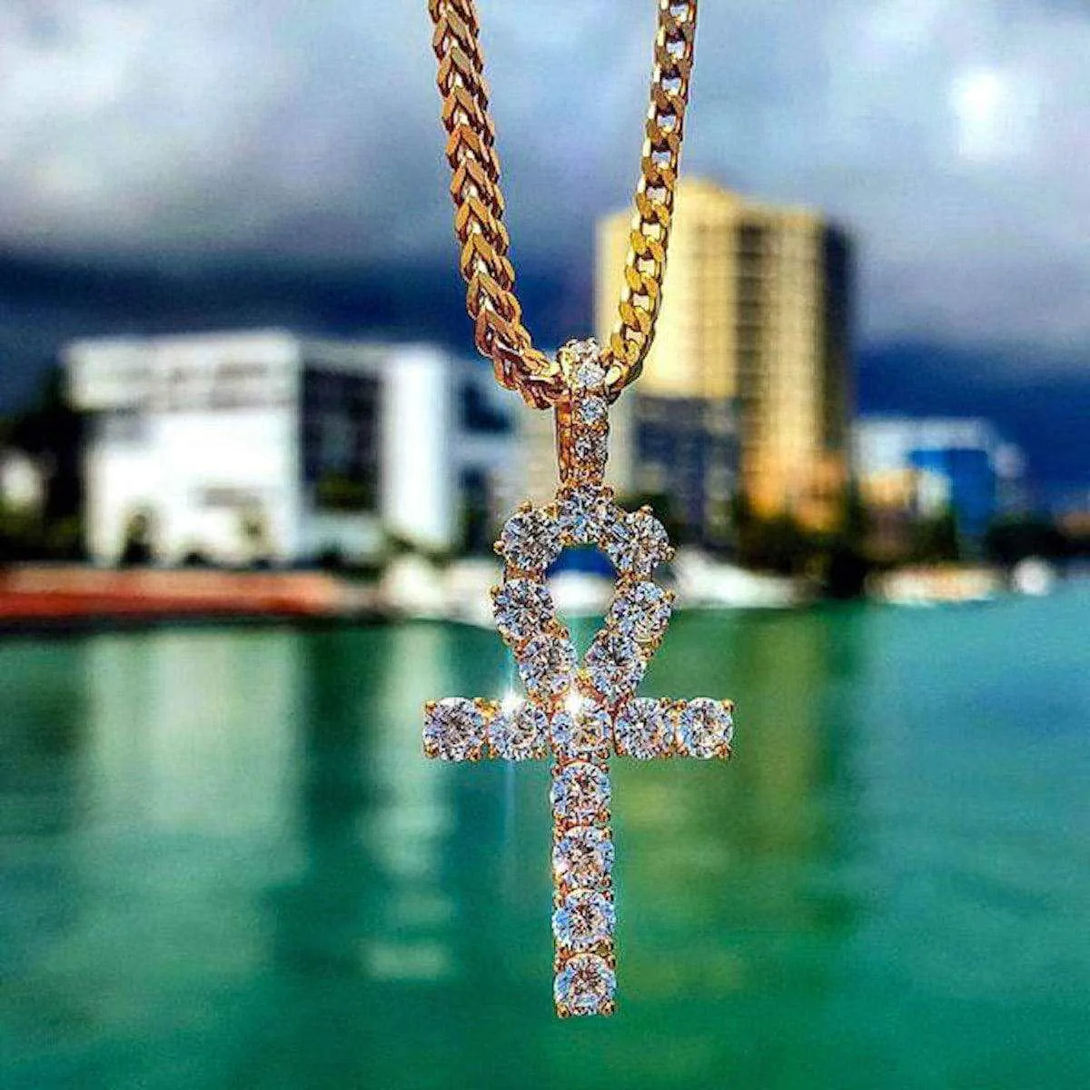 18k Vermeil Ankh Cross