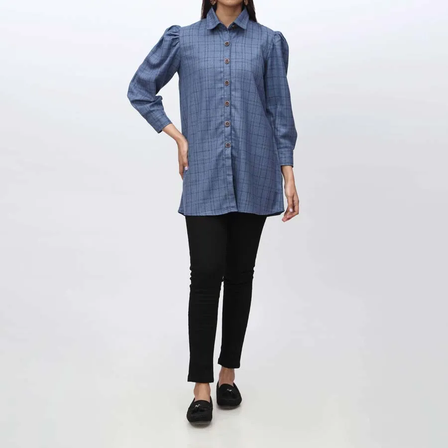 1PC- Flannel Checkered Top PW9145