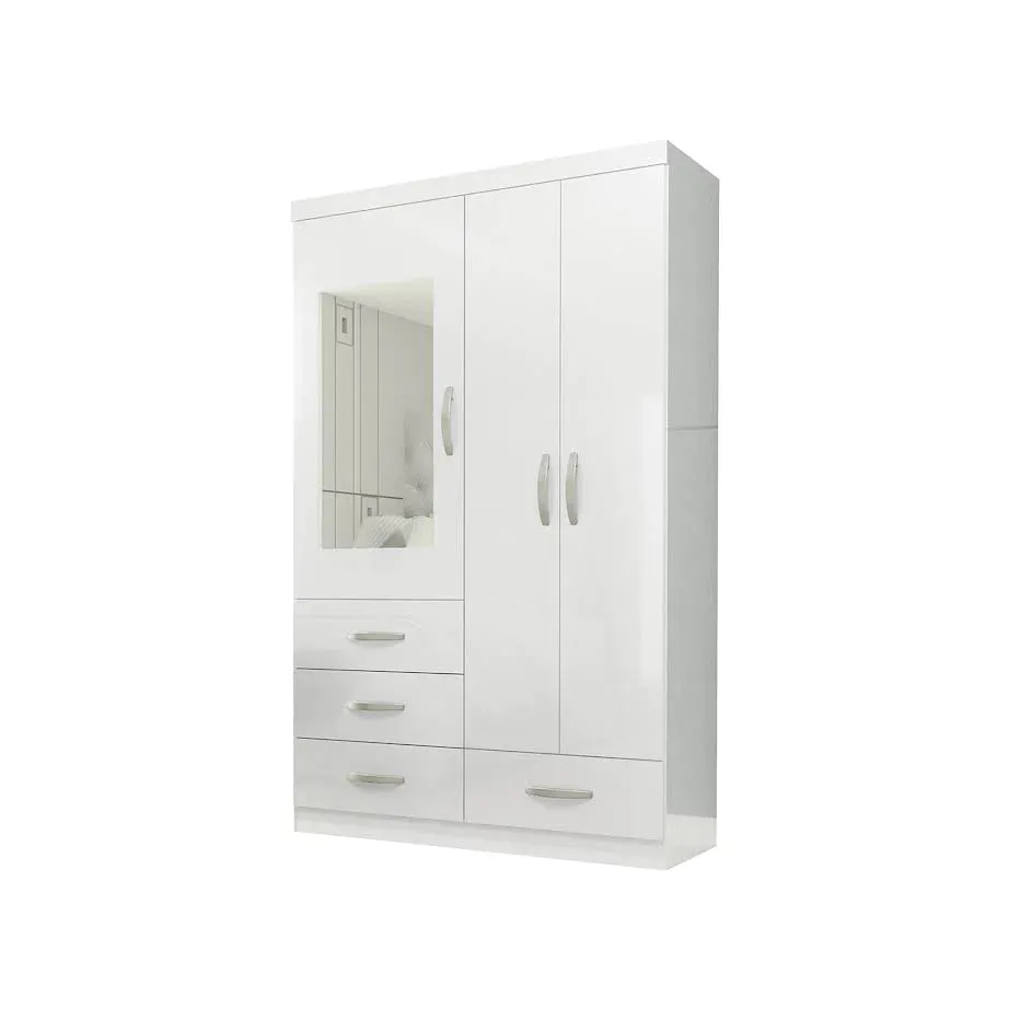 3 Door Wardrobe  MWBR120 - Available in 2 Colours