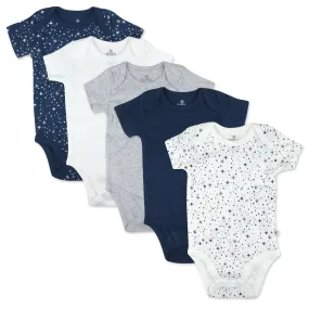 5-Pack Organic Cotton Short Sleeve Bodysuits