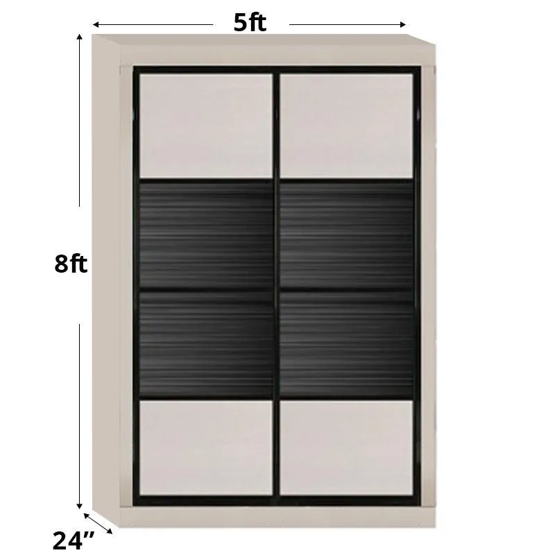 5ftx8ft Sliding Door Wardrobe D9(NW-H9)