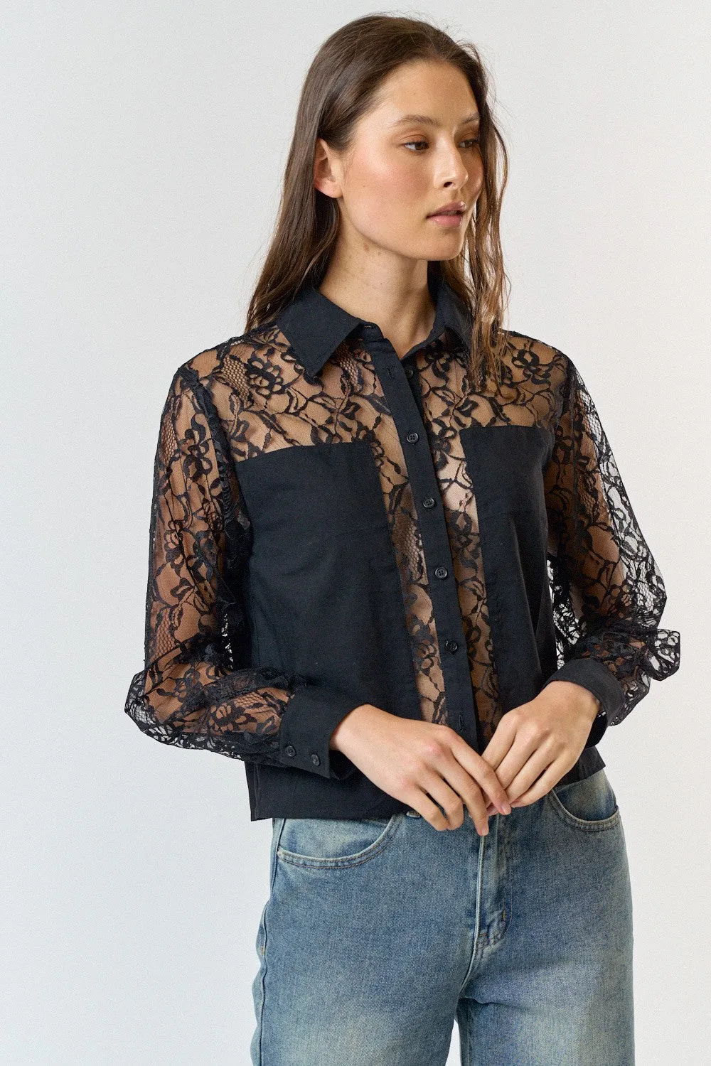 Adrianne Lace Blouse