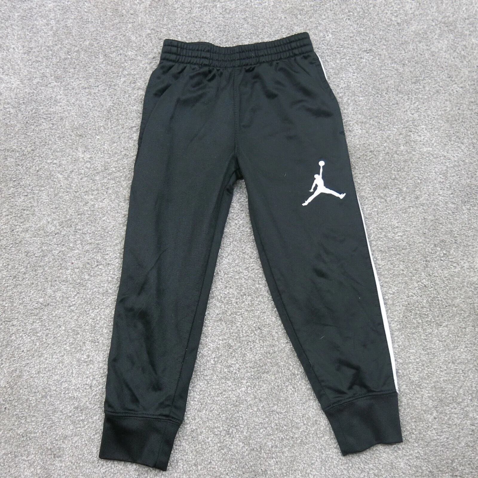 Air Jordan Track Pants Kids Boys Size 3 years Black Activewear Logo Jogger Pants