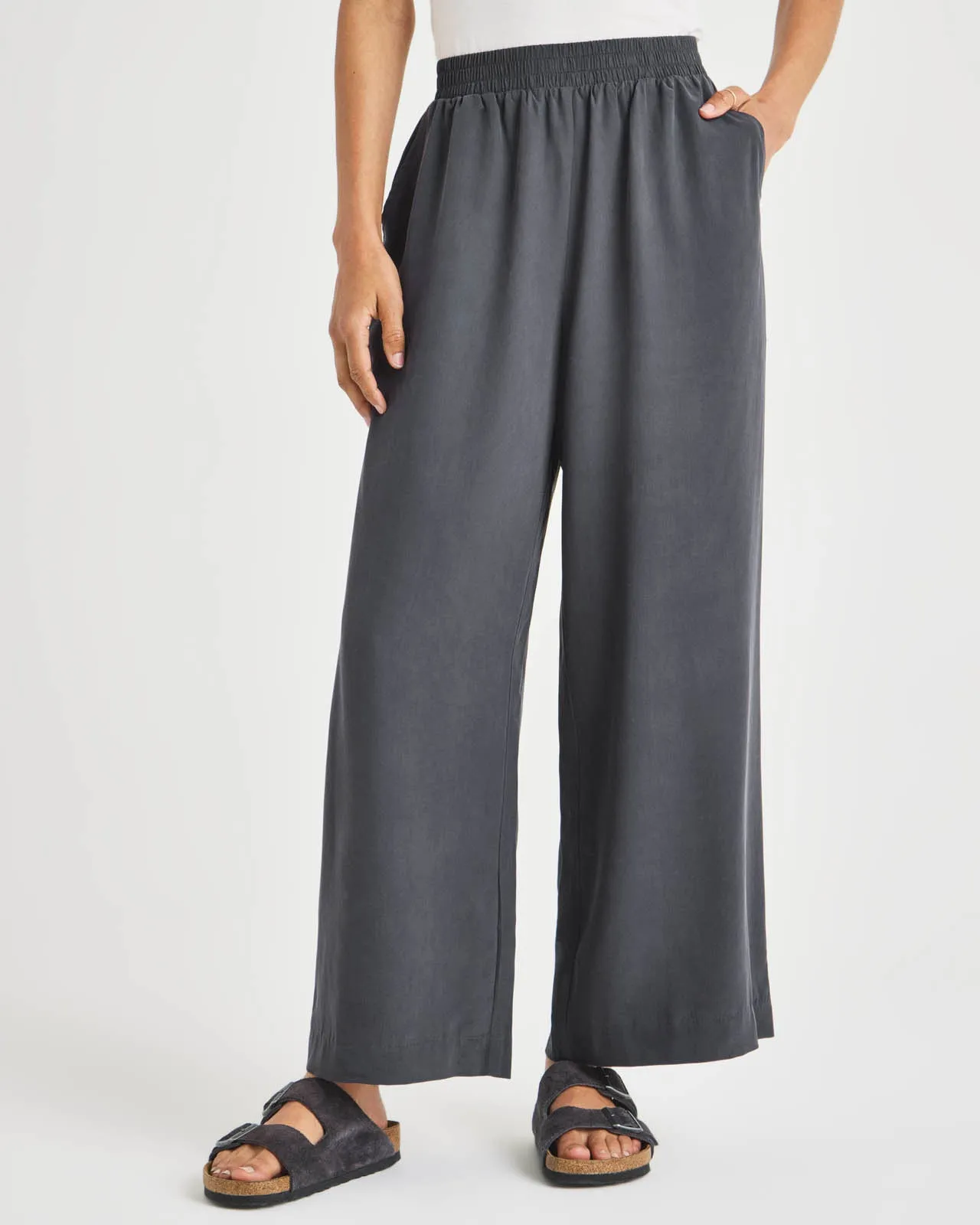 Alessandra Silk Wide Leg Pant