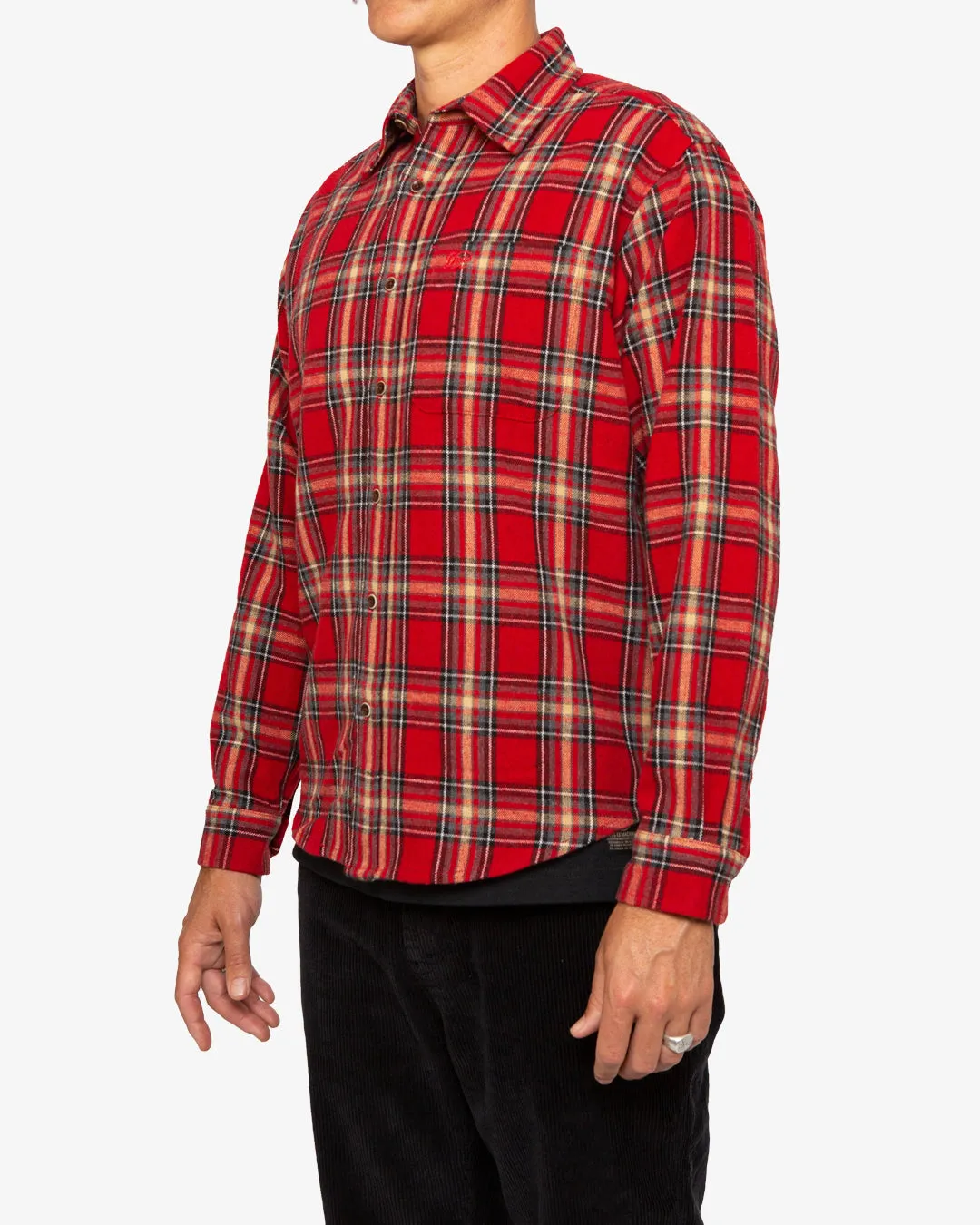 Allan Flannel Shirt - Red