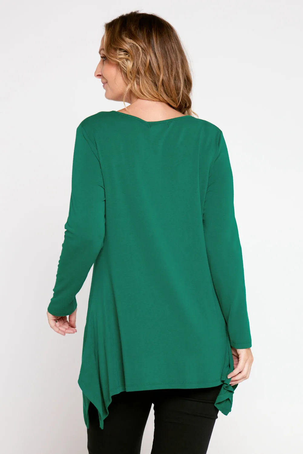 Andrea Long Sleeve Top - Forest