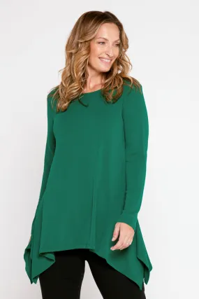 Andrea Long Sleeve Top - Forest