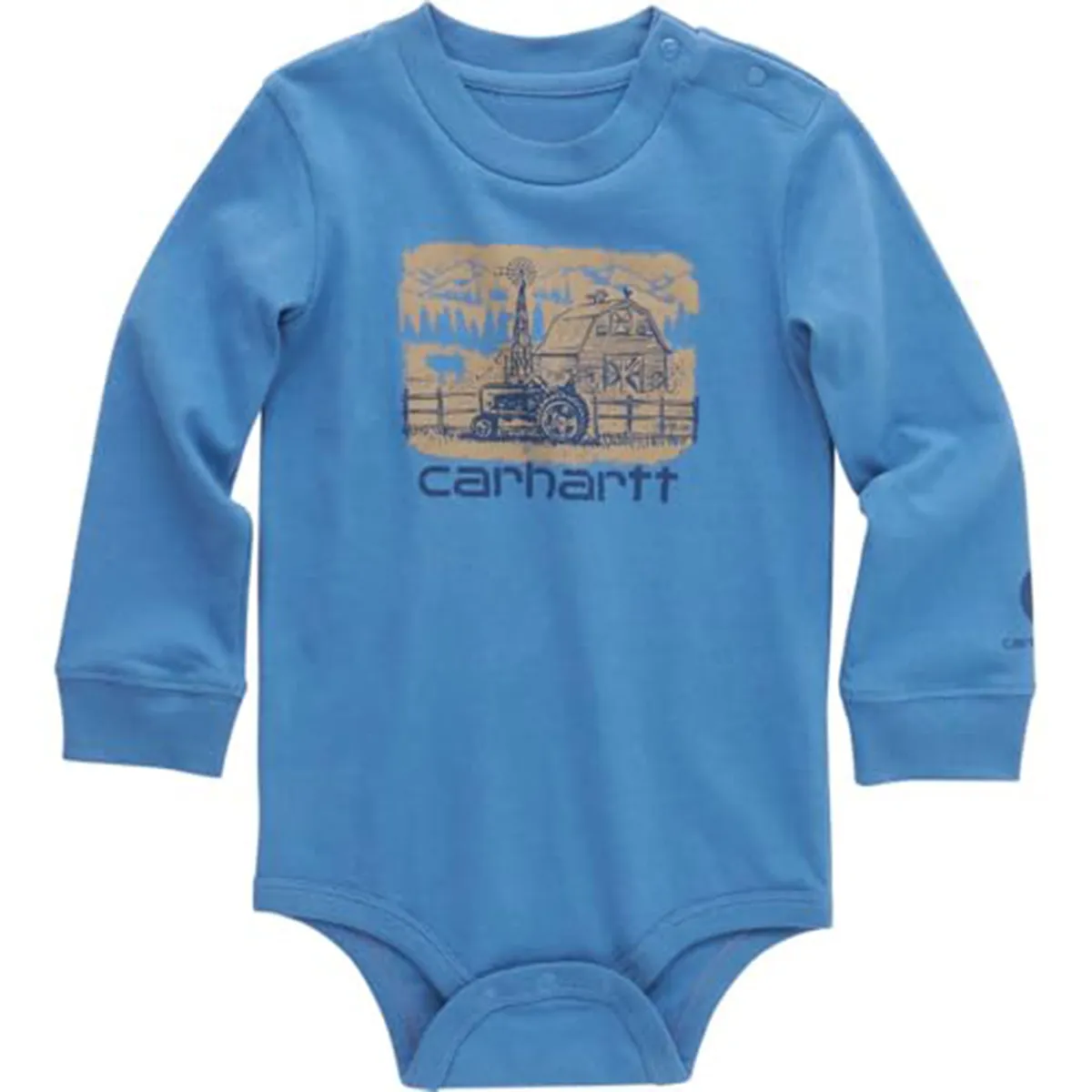 Baby Boys' Midweight Long-Sleeve Farm Bodysuit CA6560