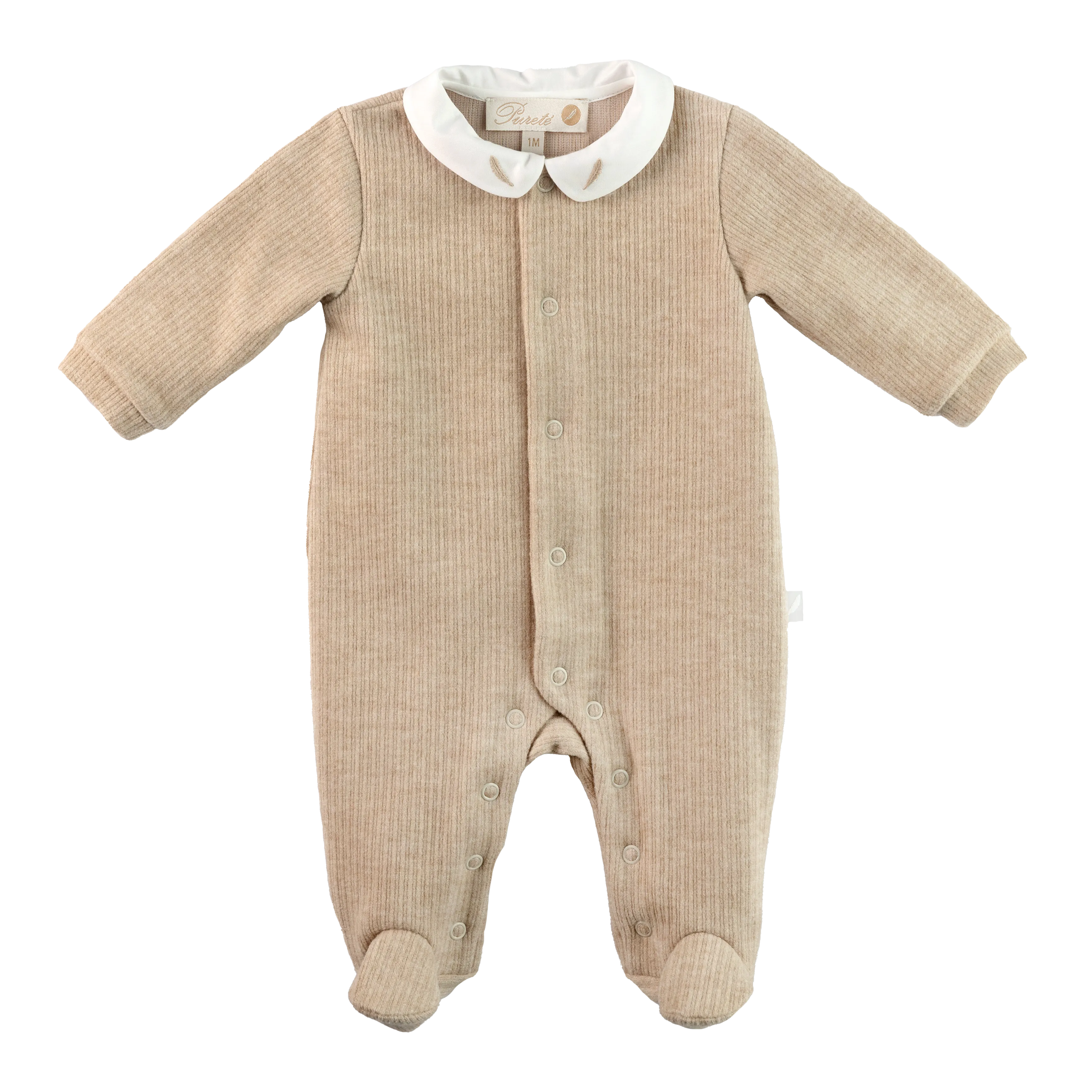 Babygrow - Taupe Feather