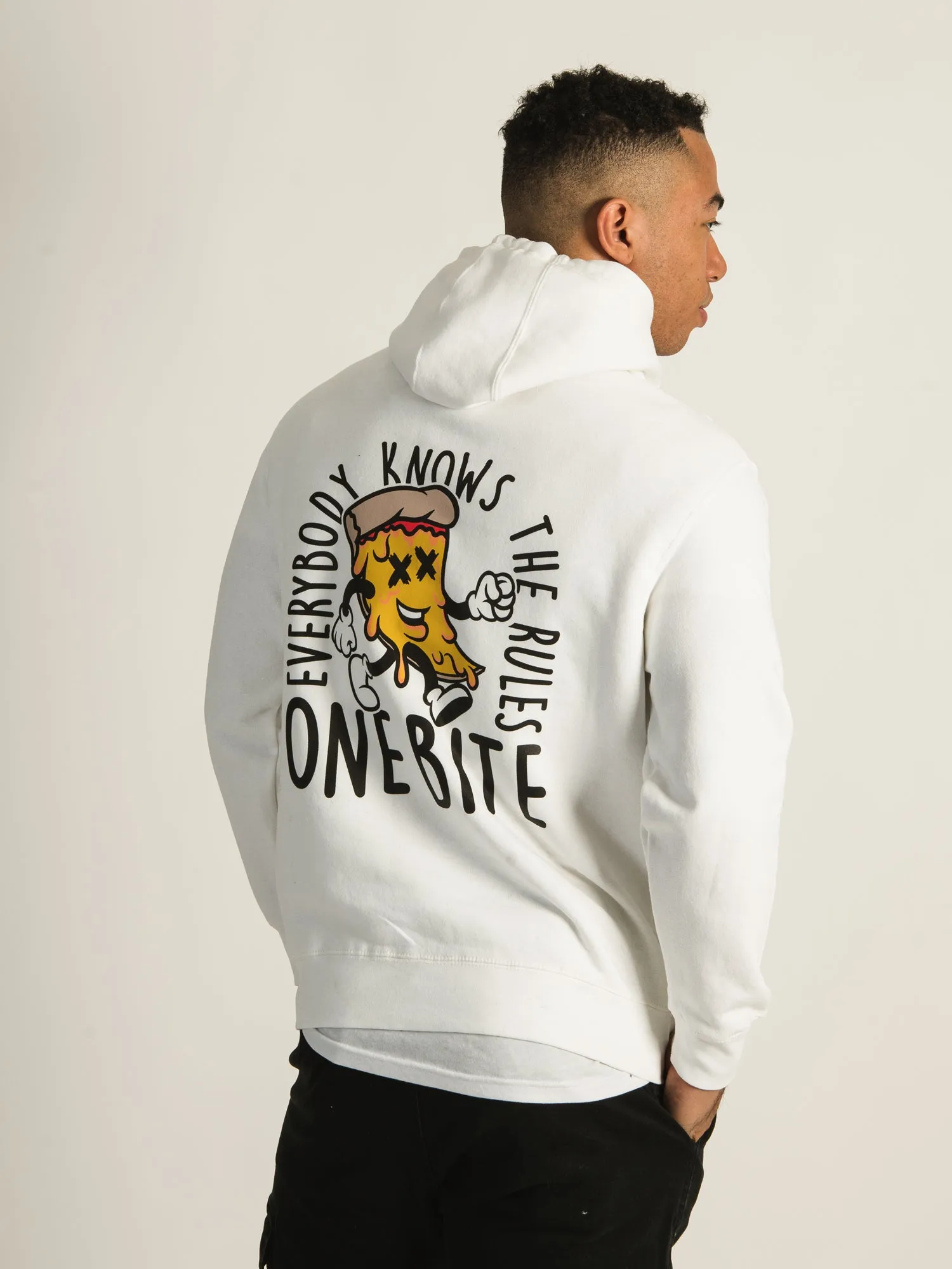 BARSTOOL SPORTS ONE BITE EVERYBODY KNOWS THE RULES HOODIE  - CLEARANCE