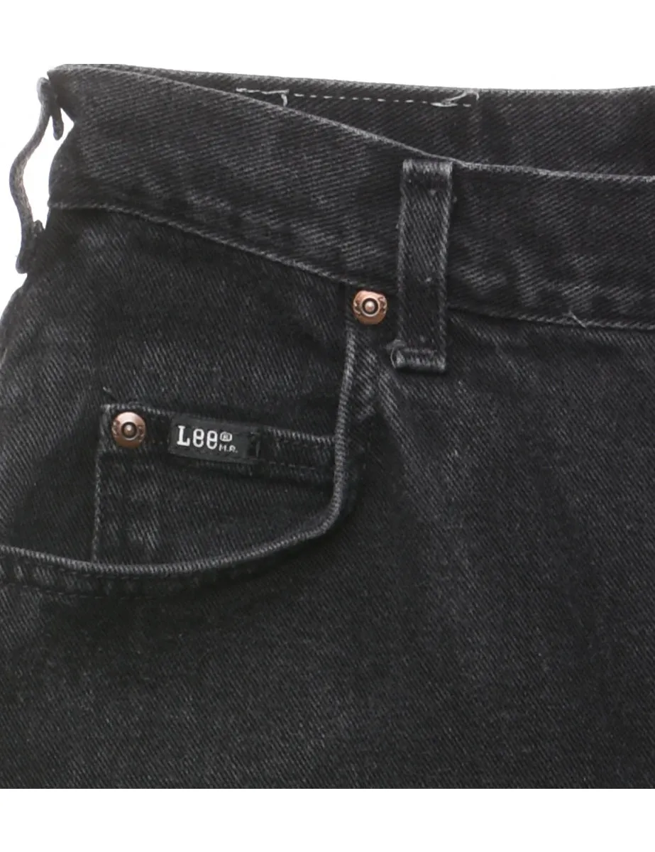 Black Classic Tapered Lee Jeans - W30 L31