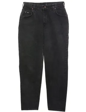 Black Classic Tapered Lee Jeans - W30 L31