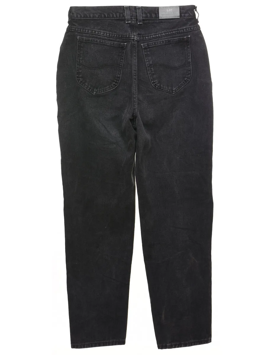 Black Classic Tapered Lee Jeans - W30 L31