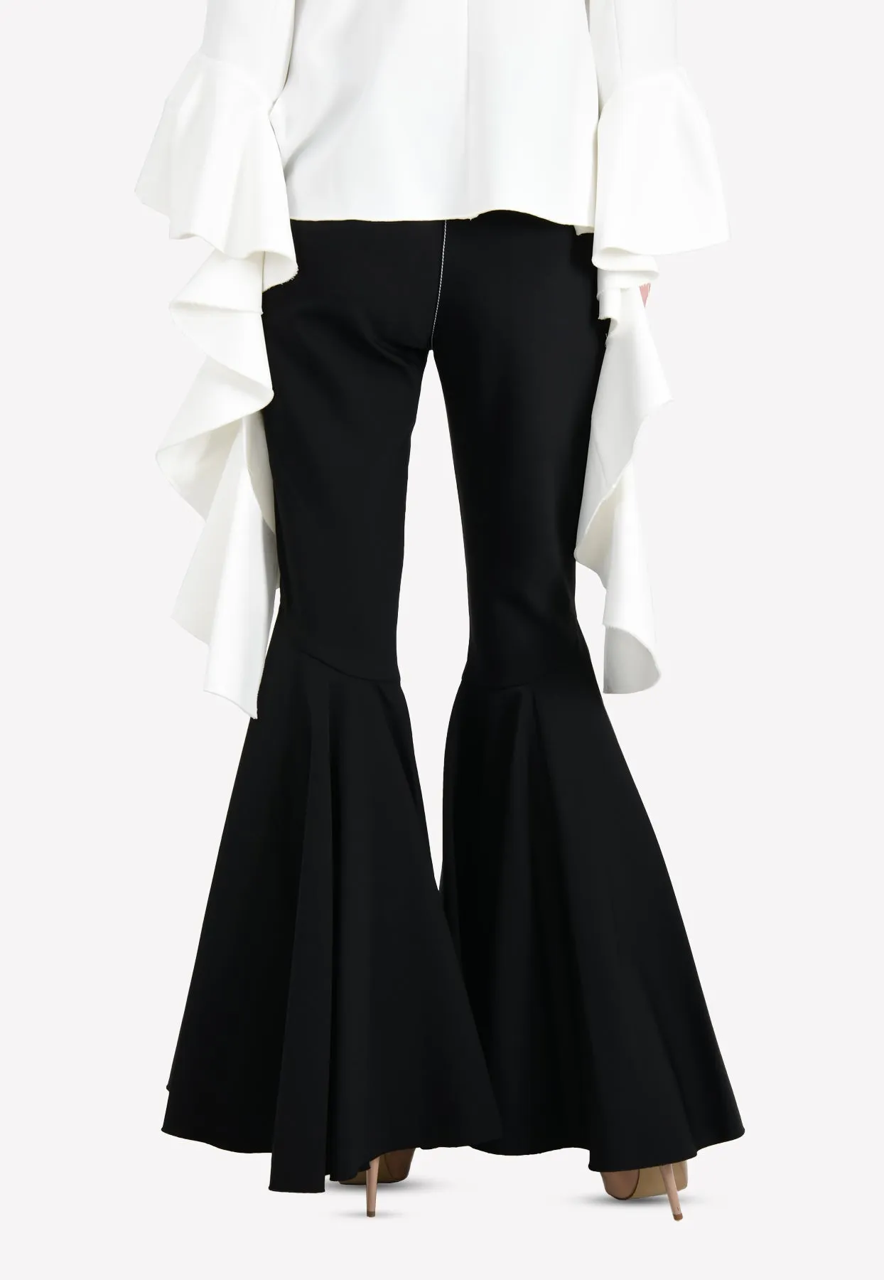 Black Star Full Flare Pants