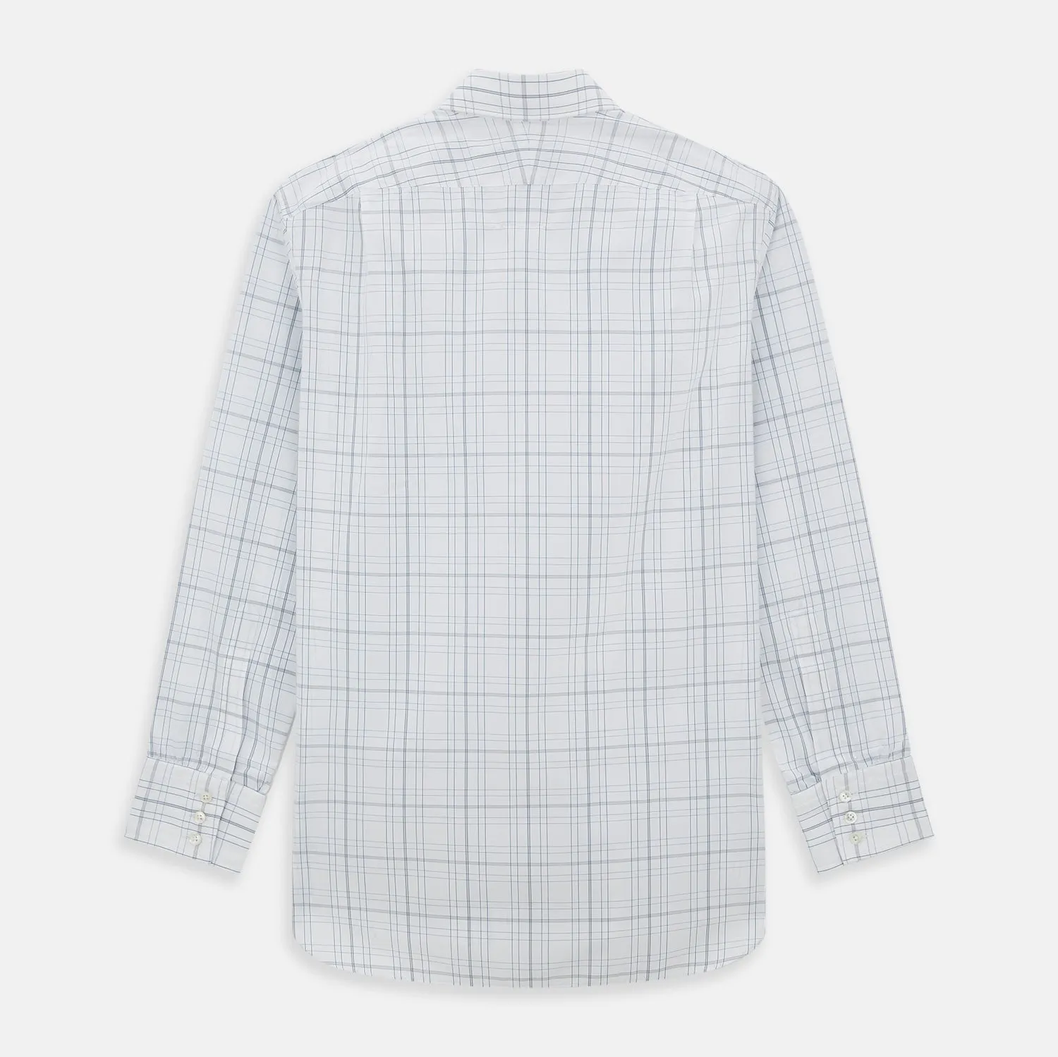 Blue and Grey Multi Check Mayfair Shirt