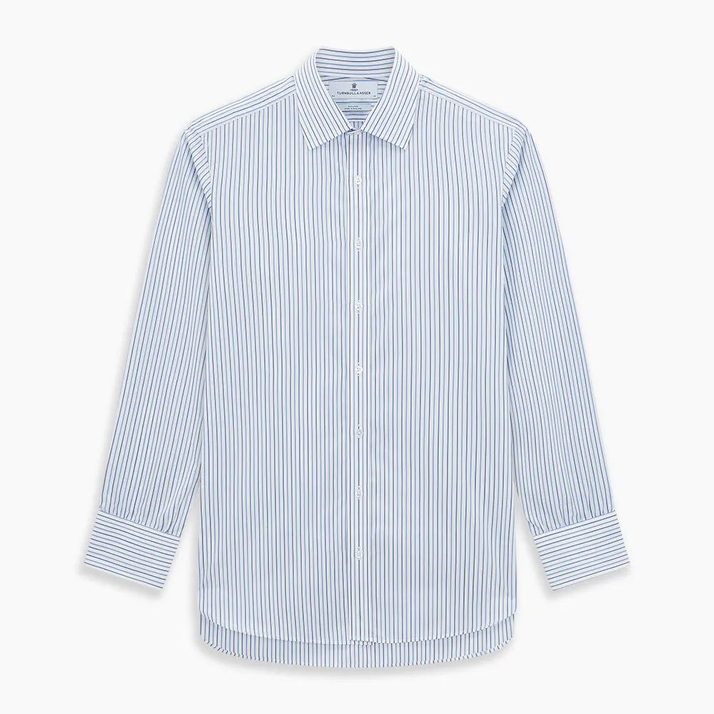 Blue and Navy Double Stripe Mayfair Shirt