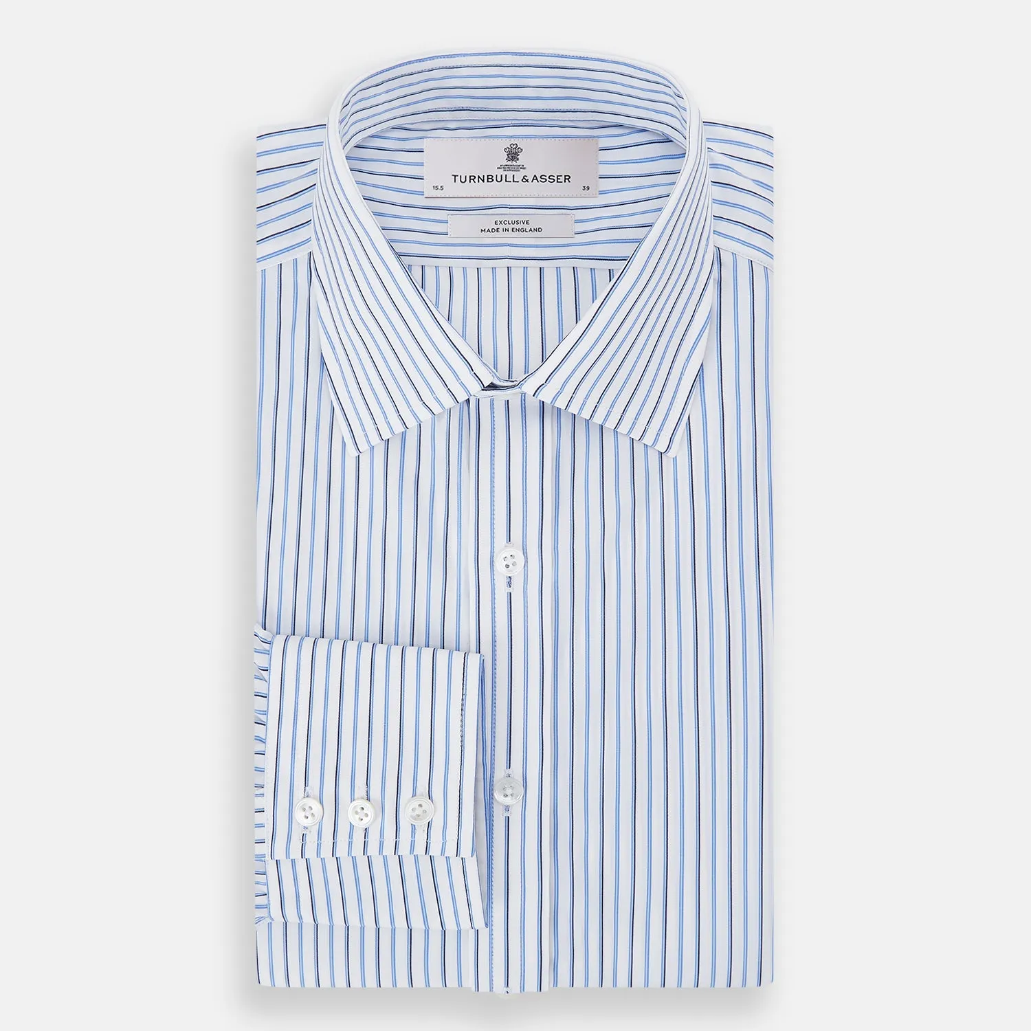 Blue and Navy Double Stripe Mayfair Shirt