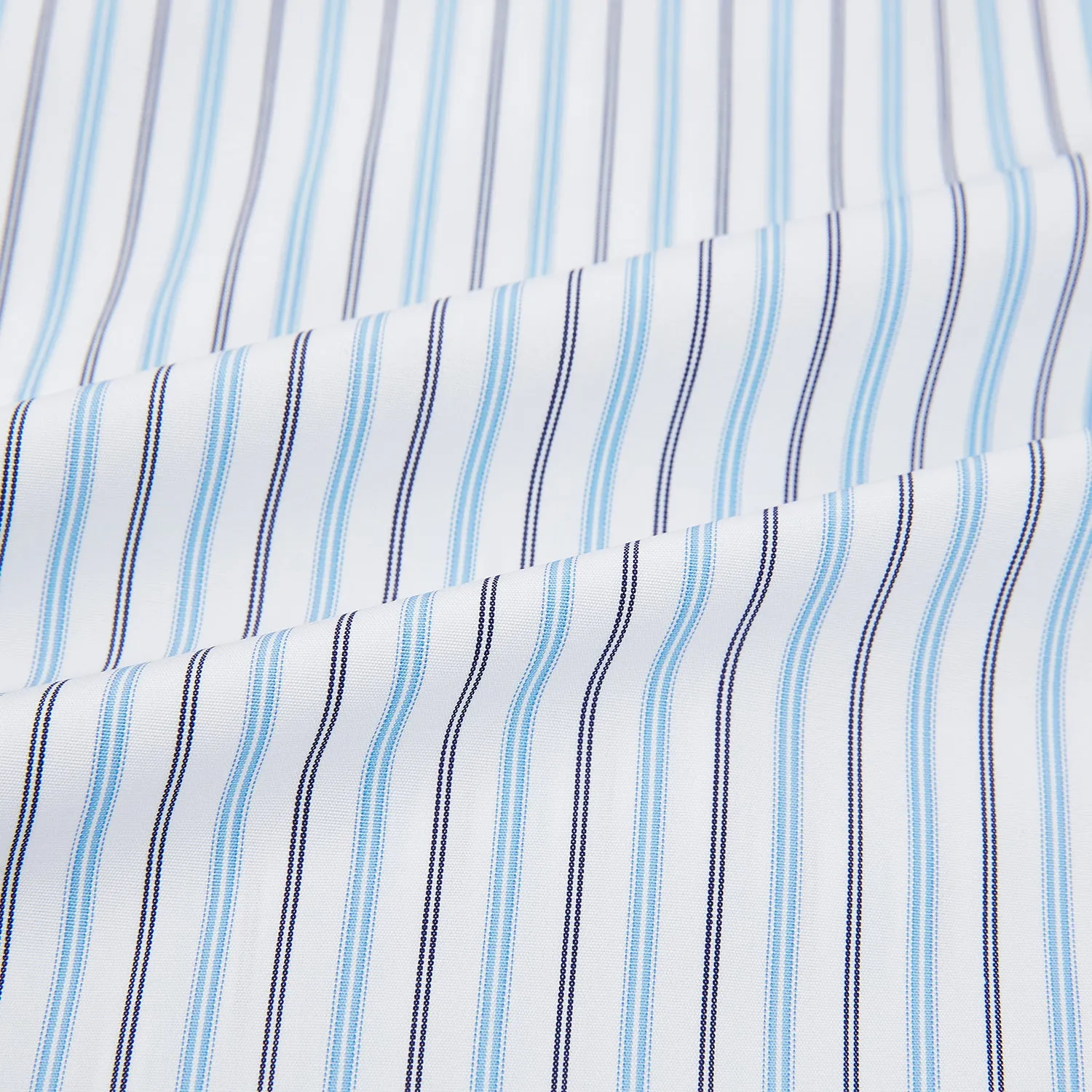 Blue Multi Halo Stripe Mayfair Shirt