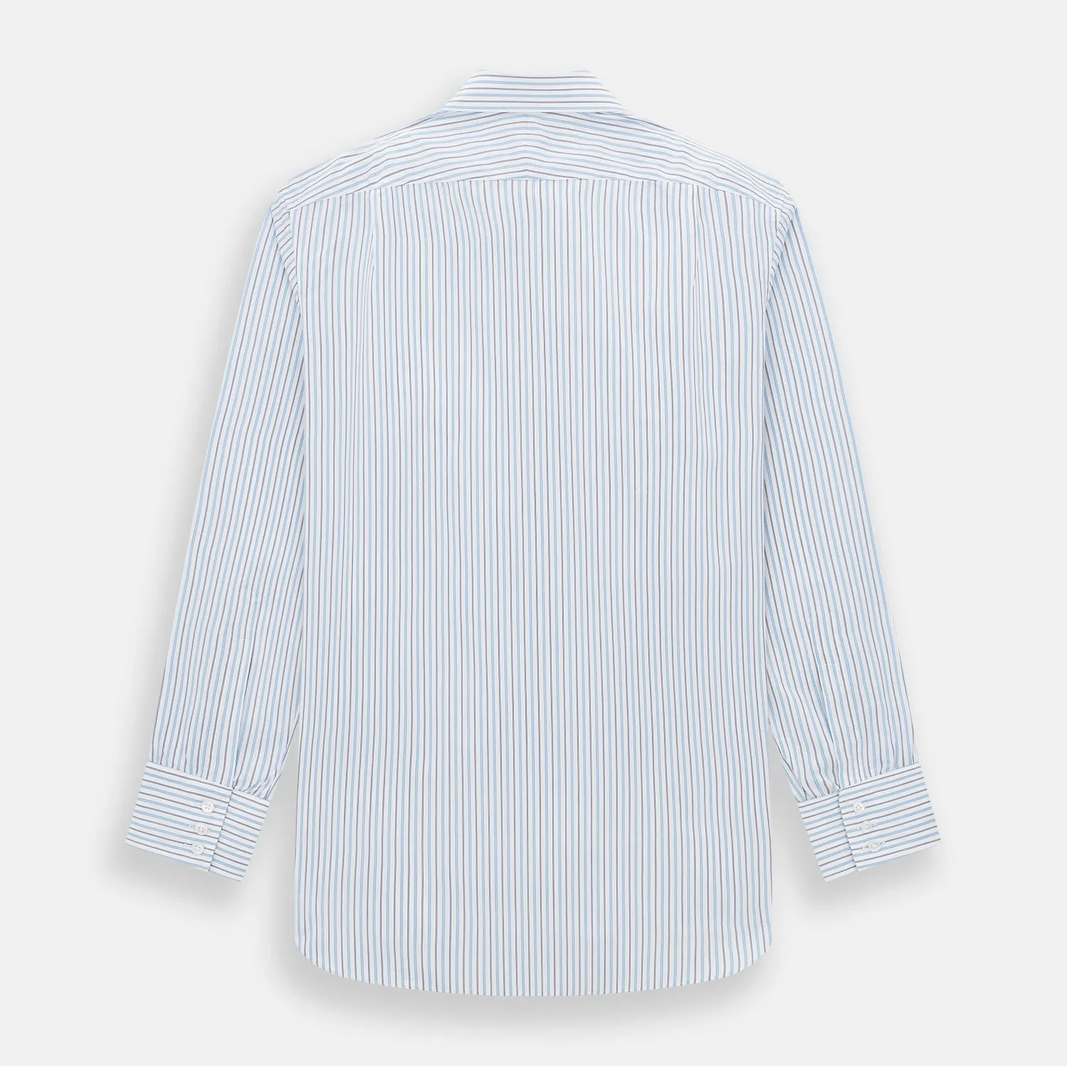 Blue Multi Halo Stripe Mayfair Shirt