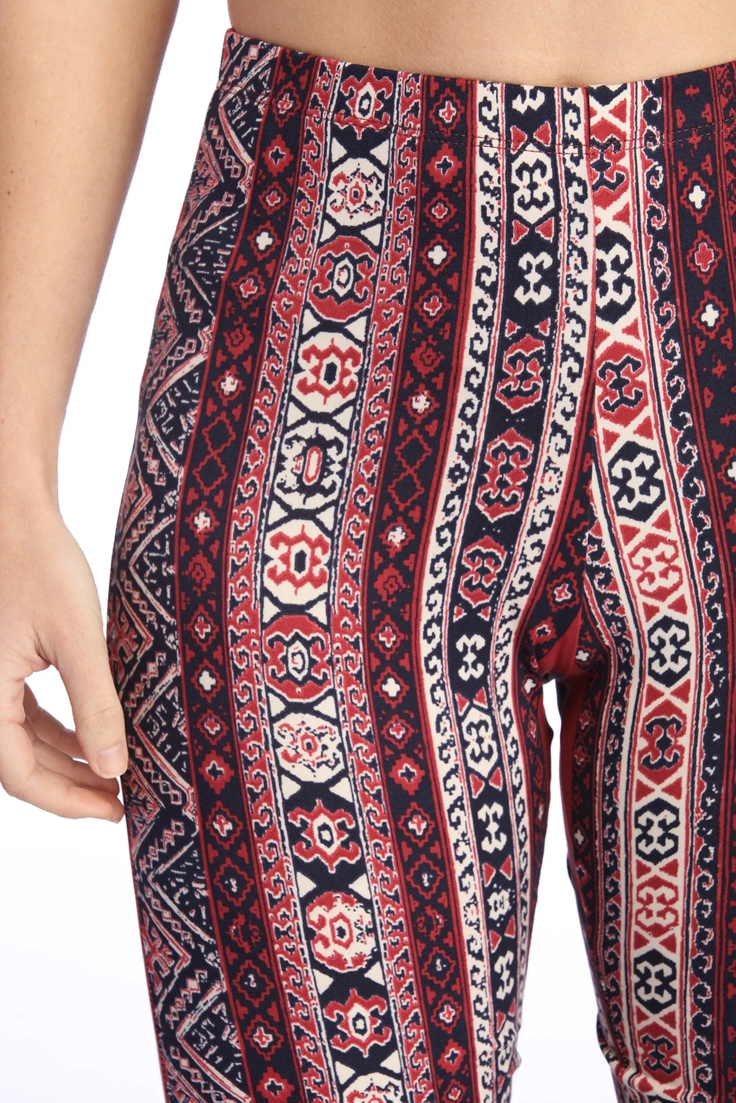 Boho Wanderer Paisley Flared Pants