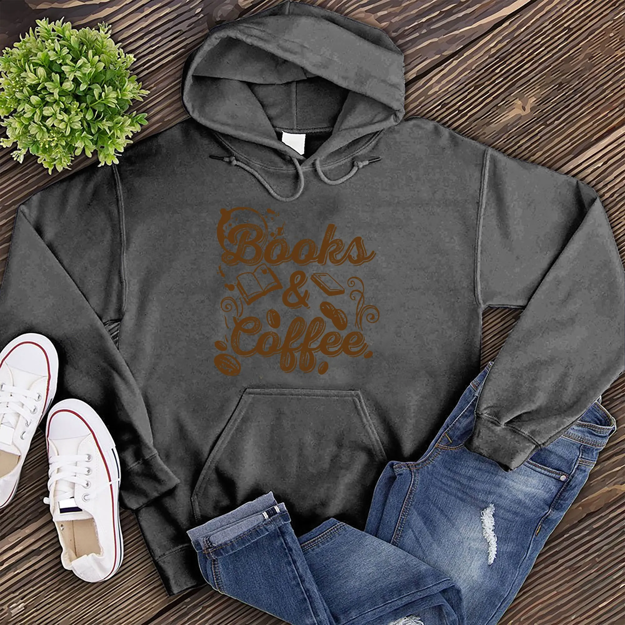 Books & Coffee Hoodie