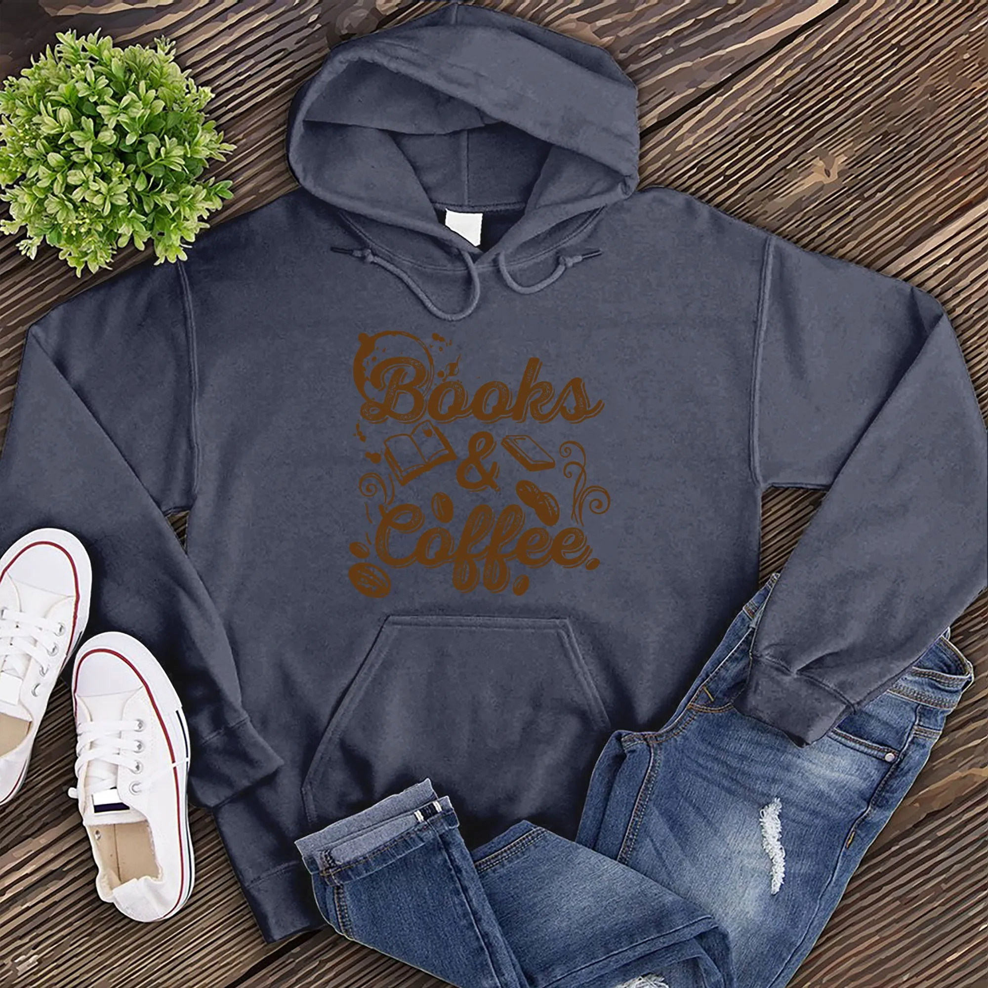 Books & Coffee Hoodie