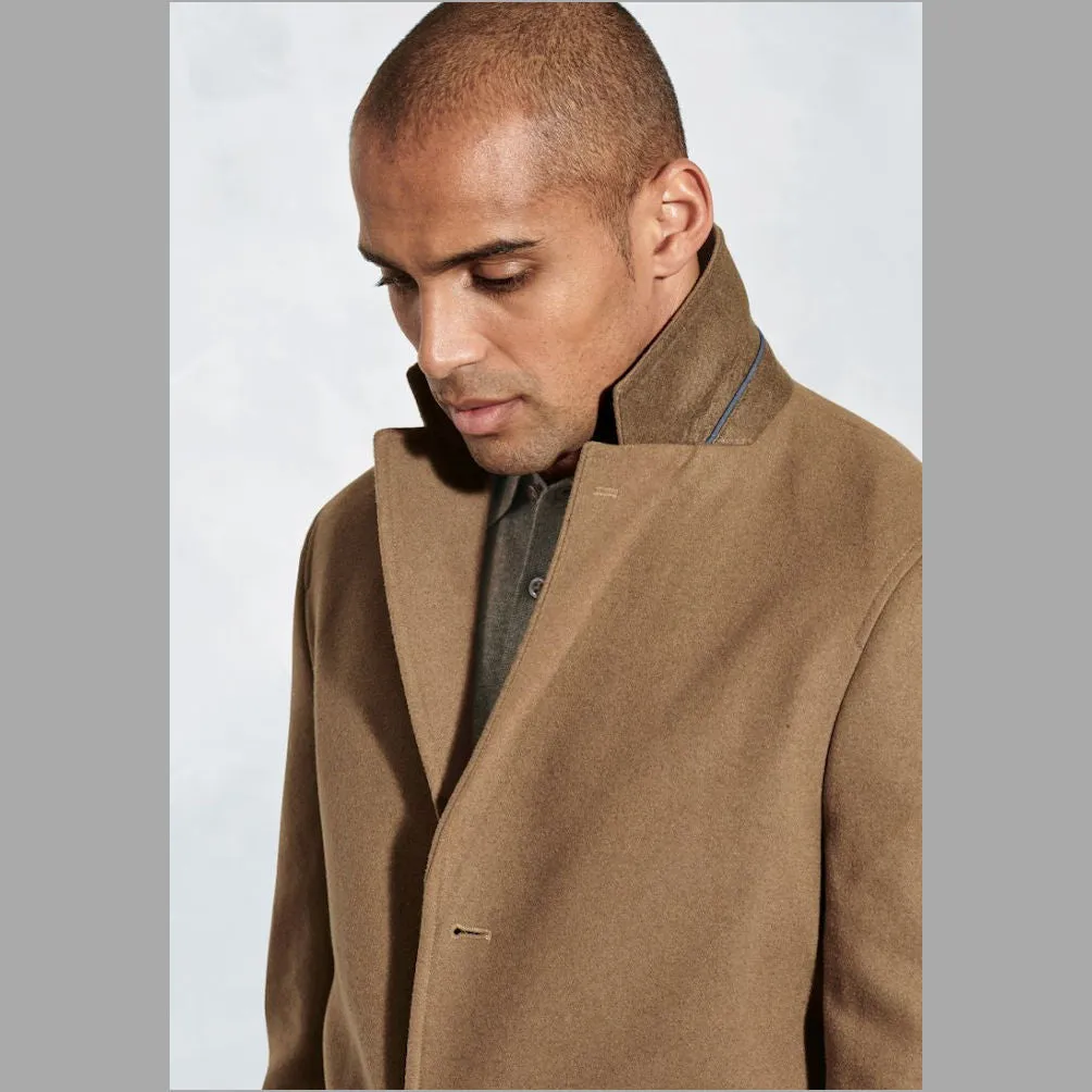 Brook Taverner Hutchinson Camel Car Coat--