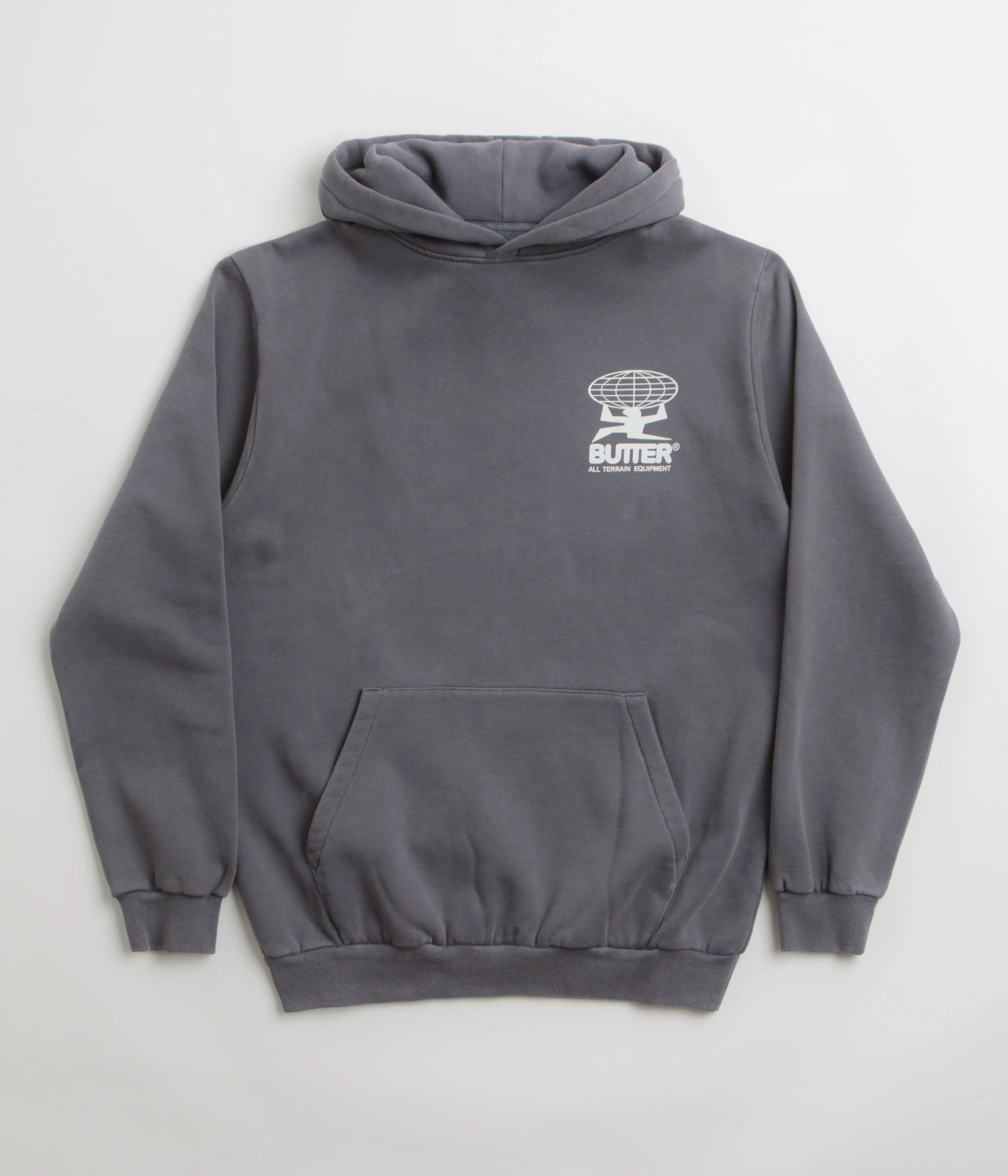 Butter Goods All Terrain Hoodie - Washed Steel