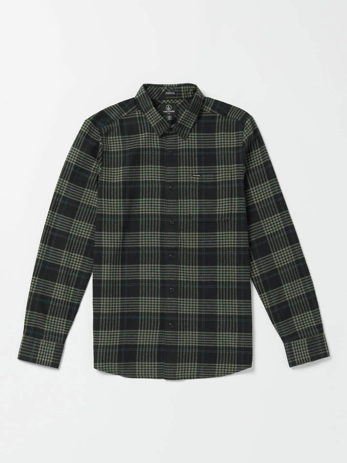 Caden Plaid Flannel - Black