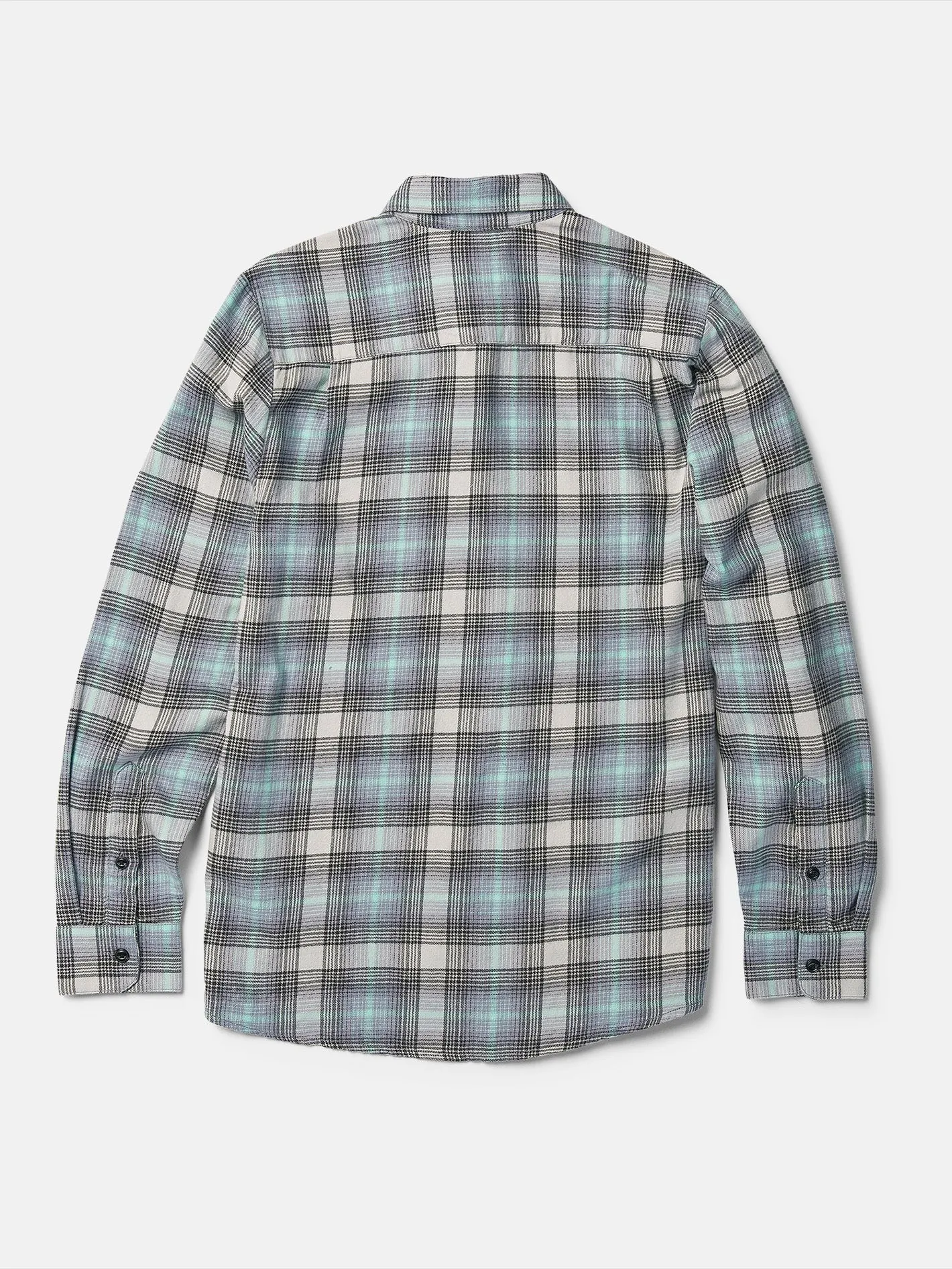 Caden Plaid Long Sleeve Shirt - Tower Grey