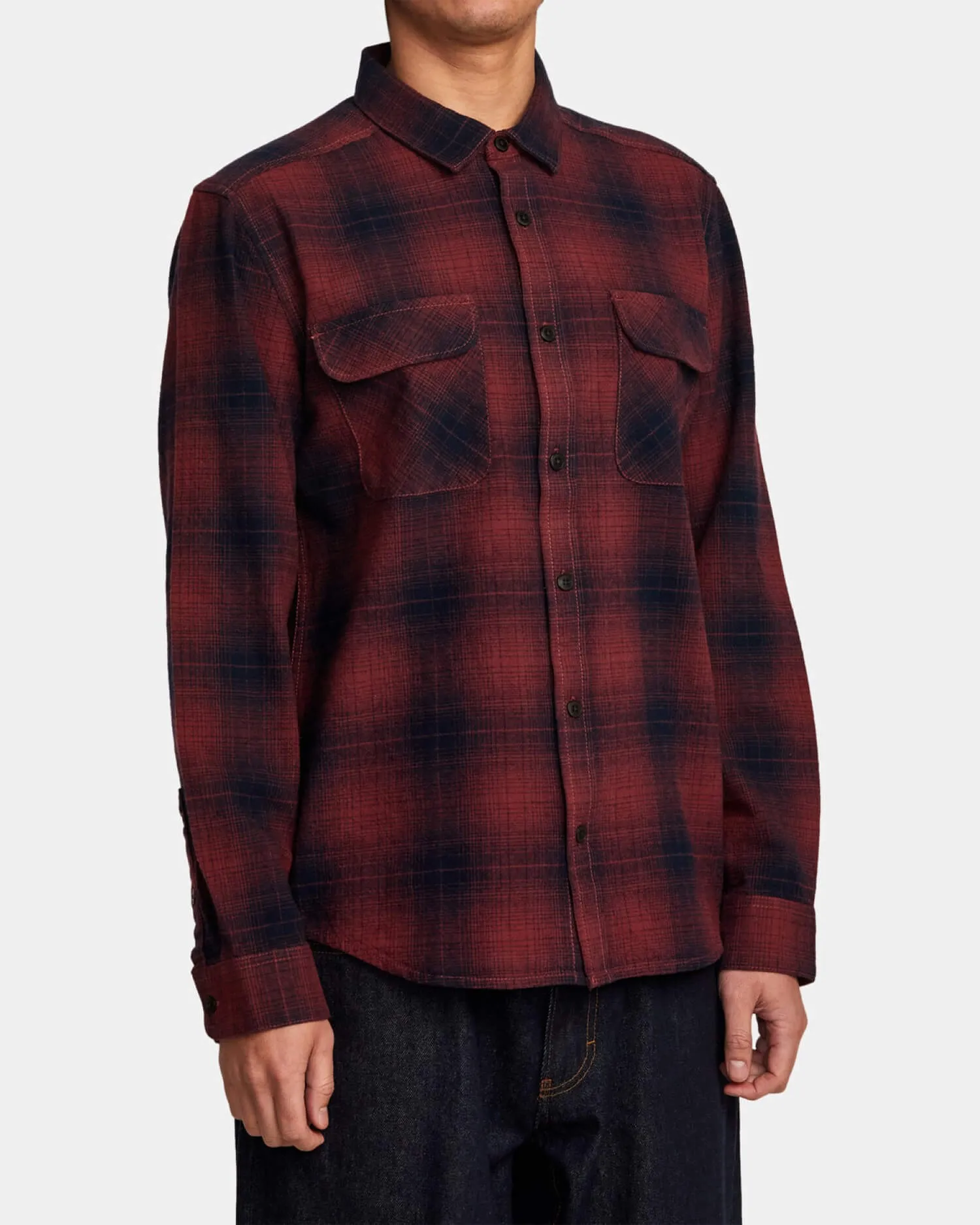 Camisa para Hombre RVCA SHIRT LS VESUVIO FLANNEL OXR