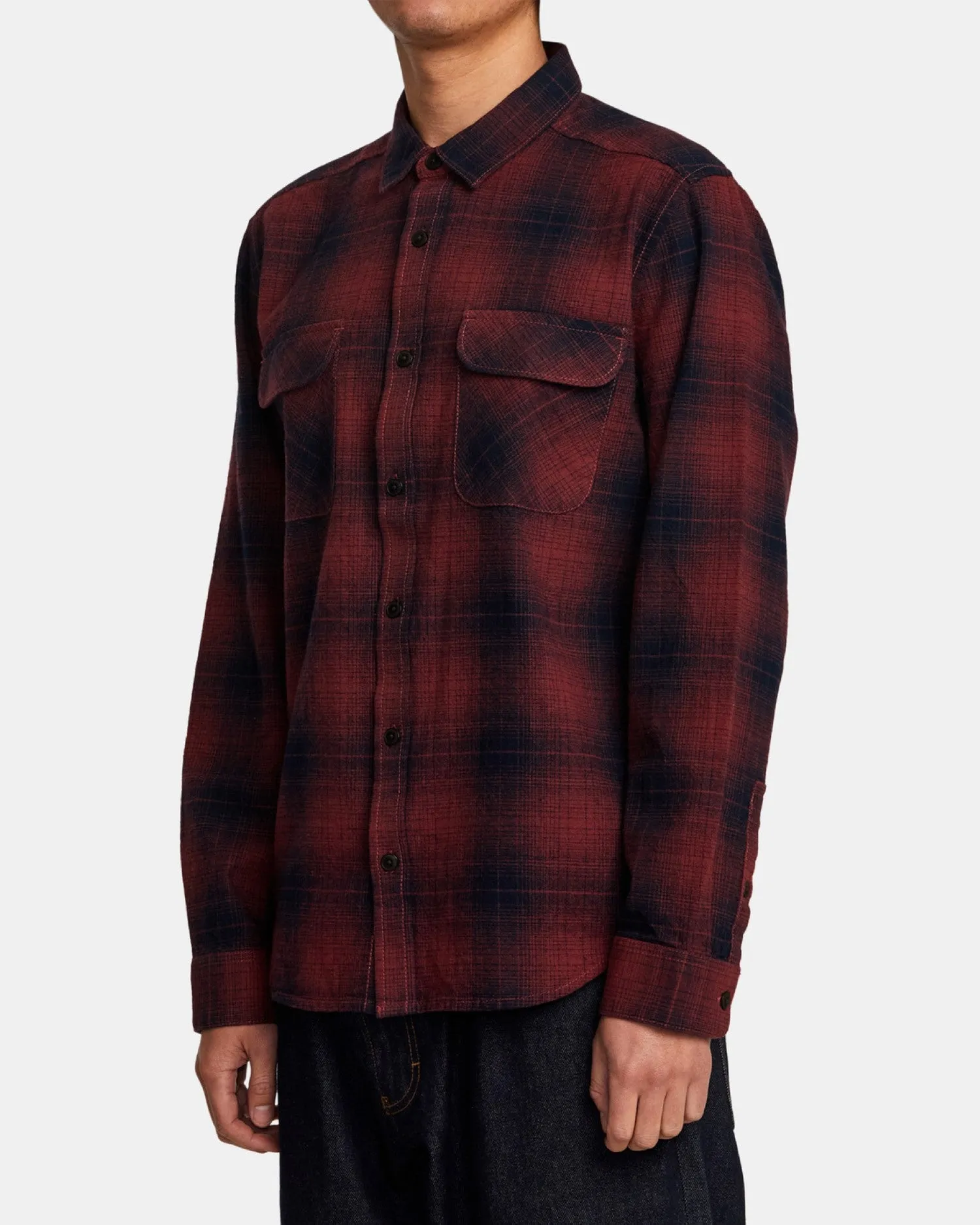 Camisa para Hombre RVCA SHIRT LS VESUVIO FLANNEL OXR