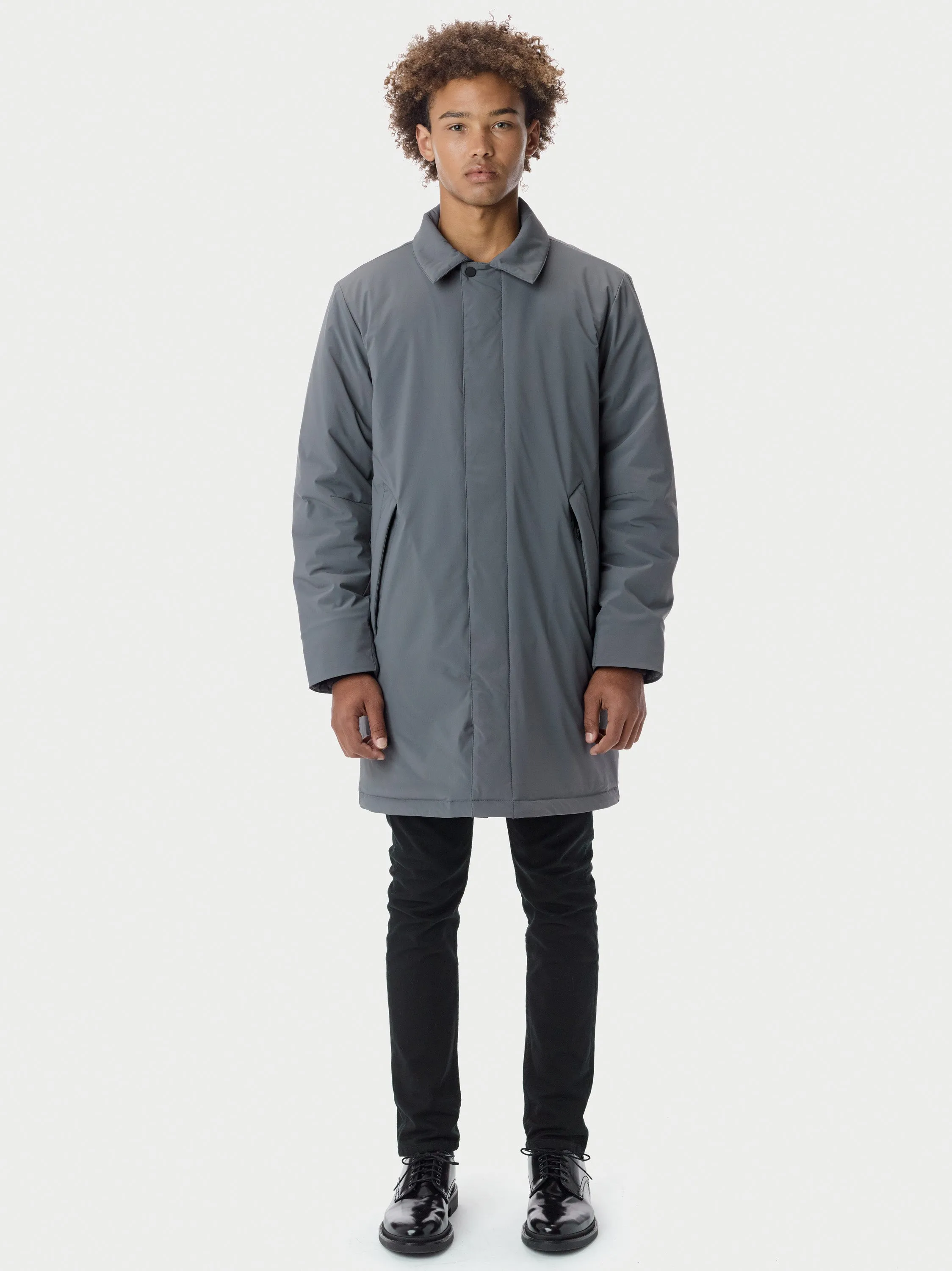 Car Coat - Grey