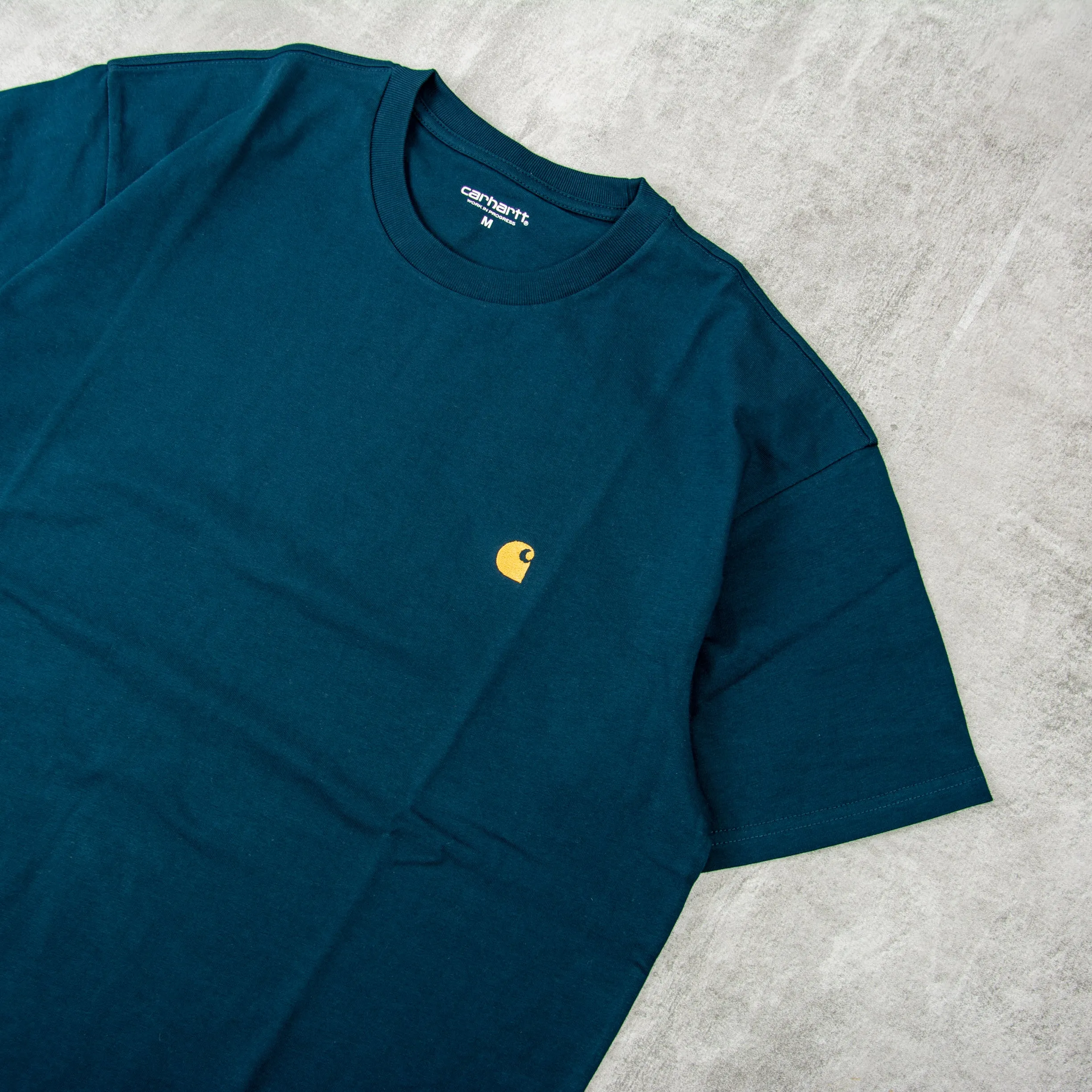 Carhartt WIP Chase S/S Tee - Duck Blue