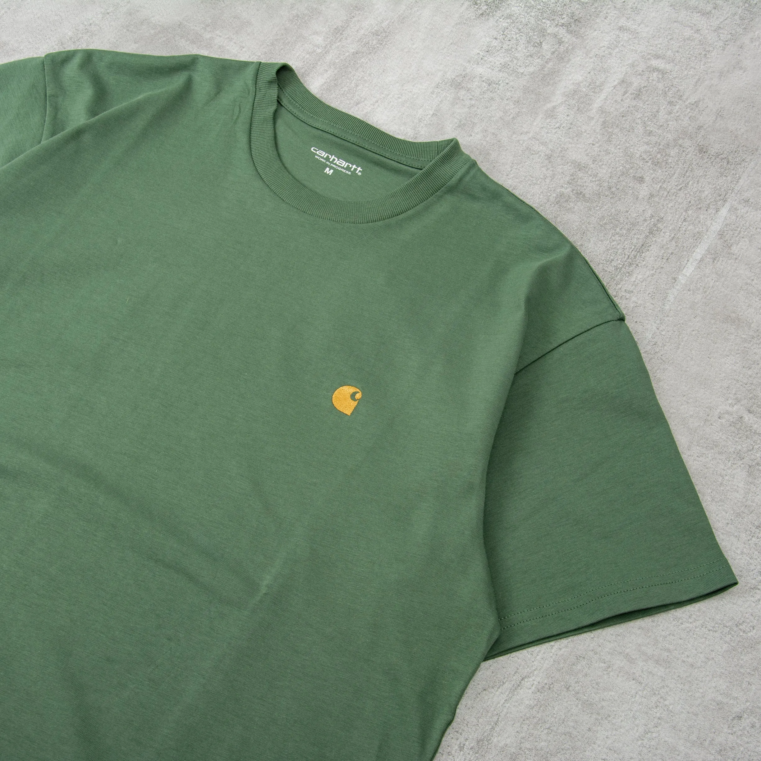 Carhartt WIP Chase S/S Tee - Duck Green / Gold