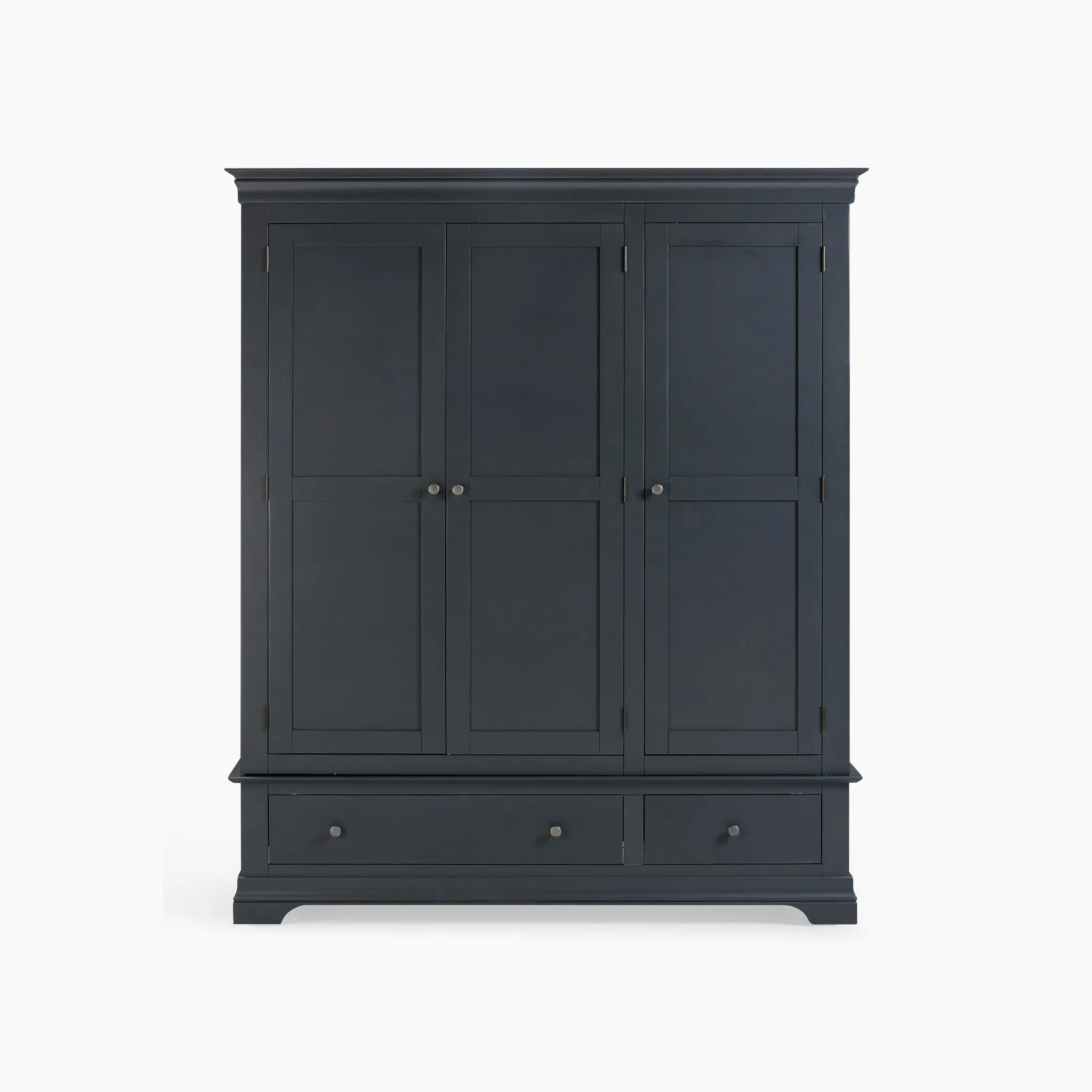 Chalbury Triple Wardrobe in Dusky Black