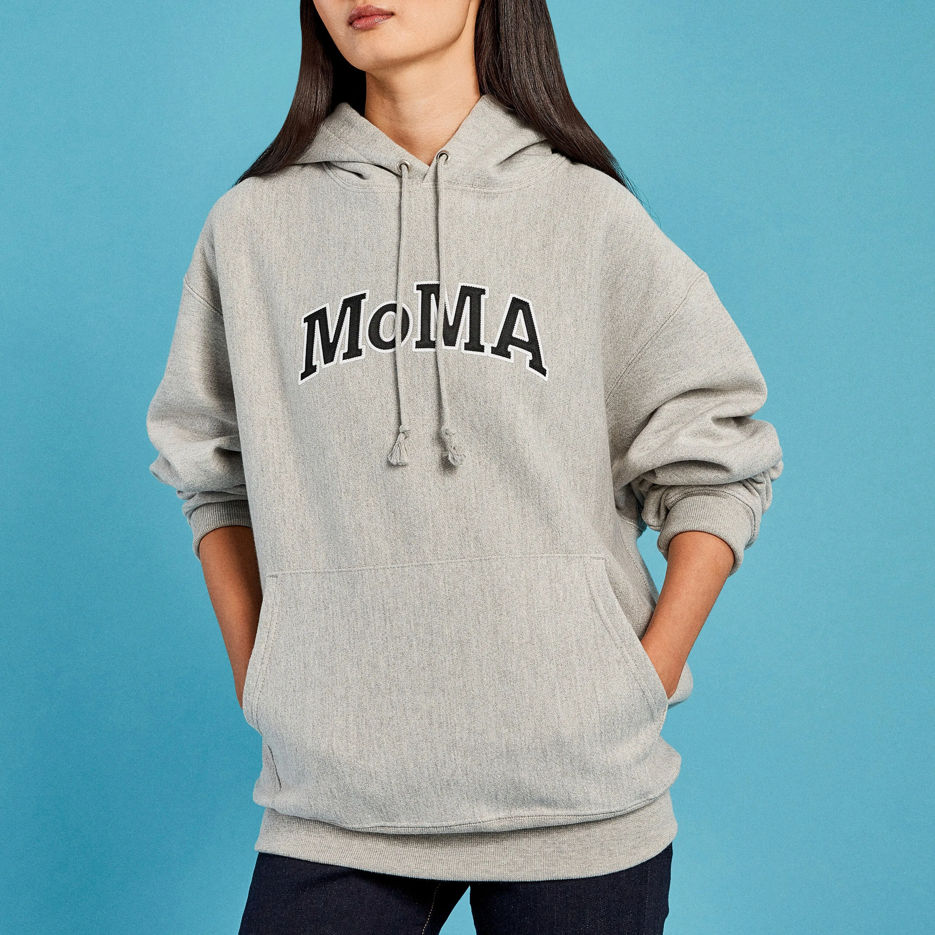 Champion Hoodie - MoMA Edition - Oxford Gray