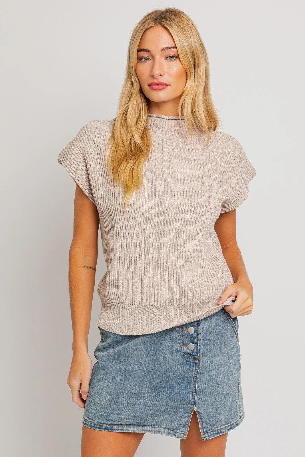 Chloe Sweater - Taupe