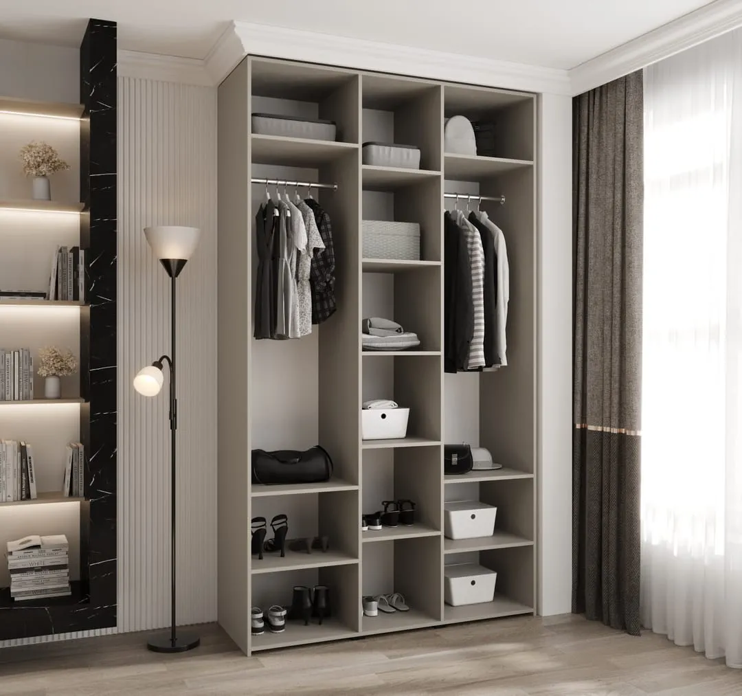 Como III Hinged Door Wardrobe 140cm