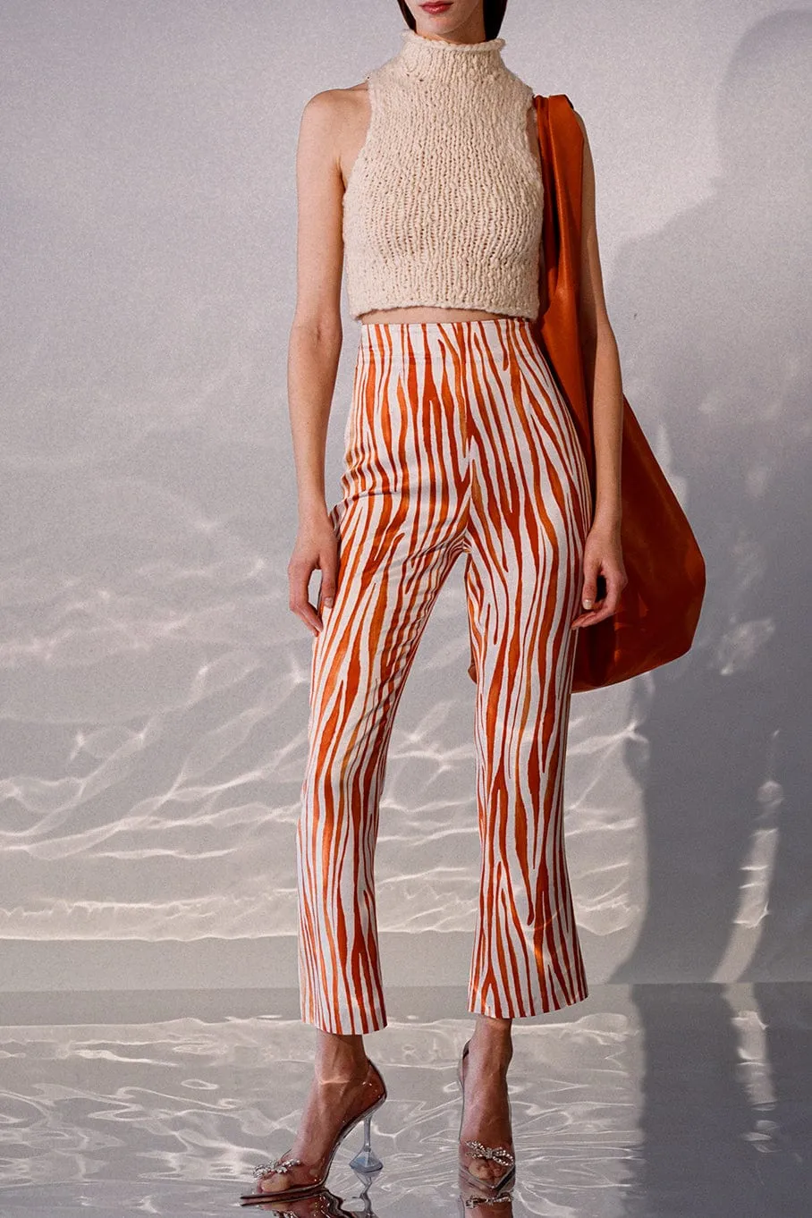 Cropped Flared Pants