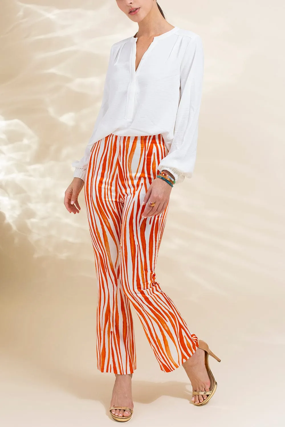 Cropped Flared Pants