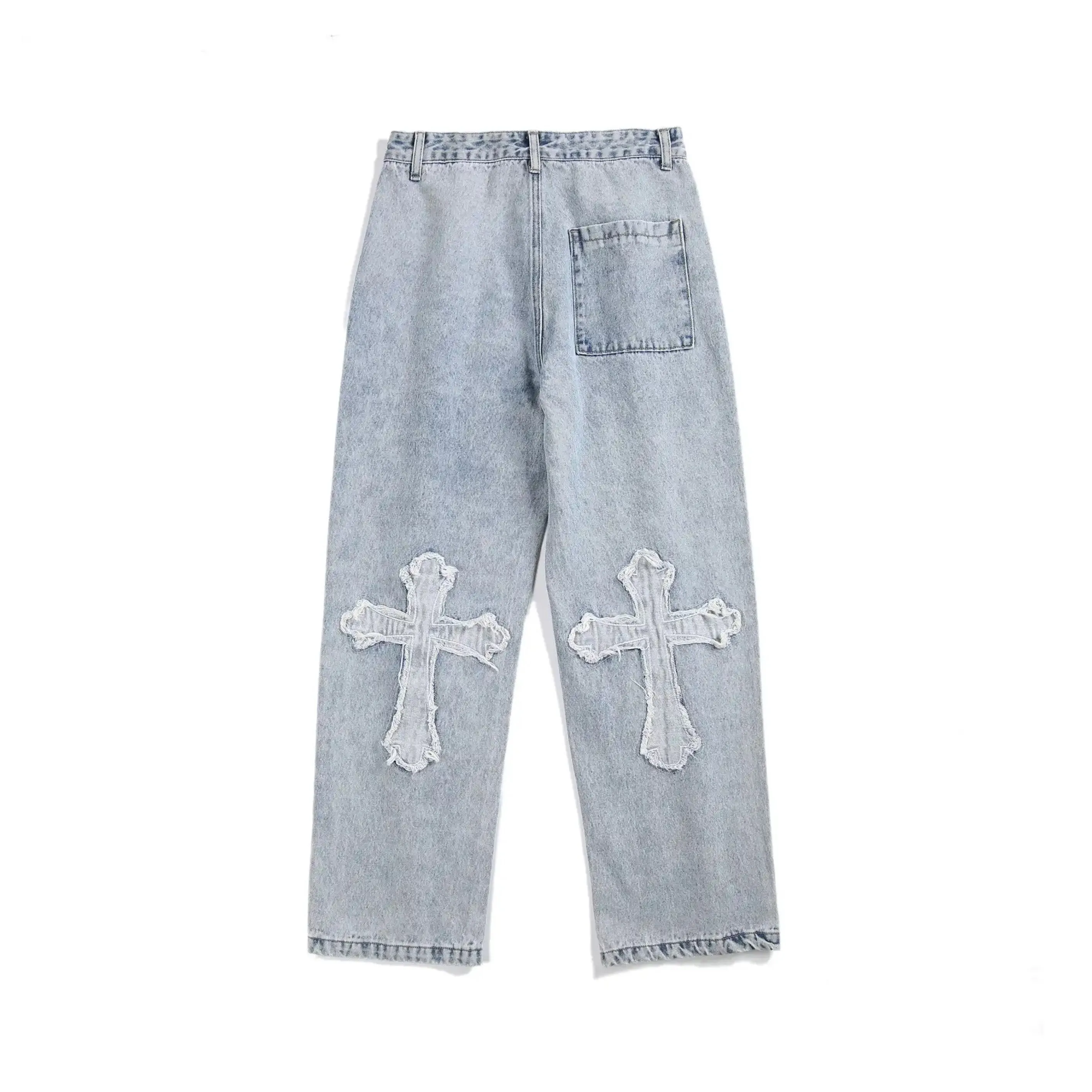 Cross Patch Denim Jeans