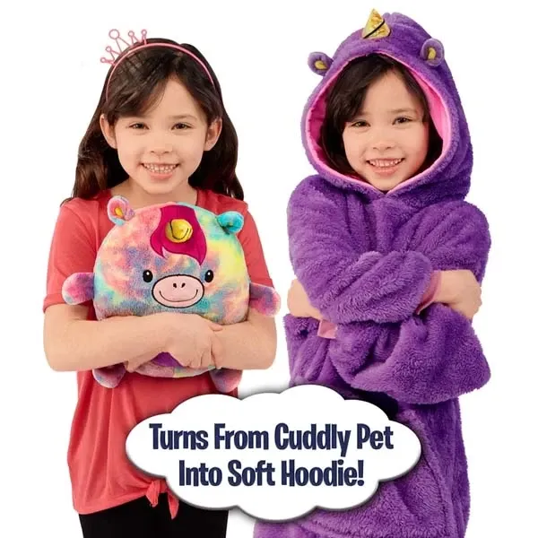 Cuddly - Warm Comfy Pet Shaped Pillow Cum Hoodie