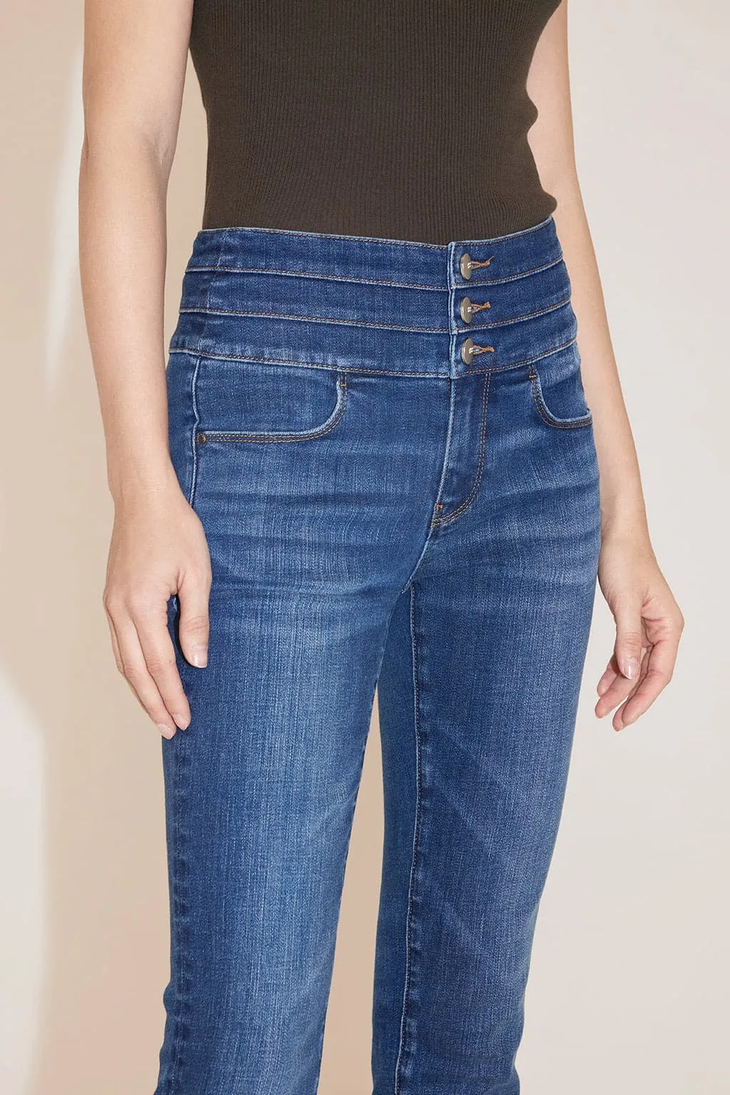 Dark Blue High Waist Jeans