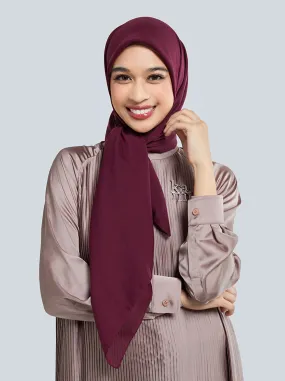 DELICATE PARIS SCARF PLAIN PLUM