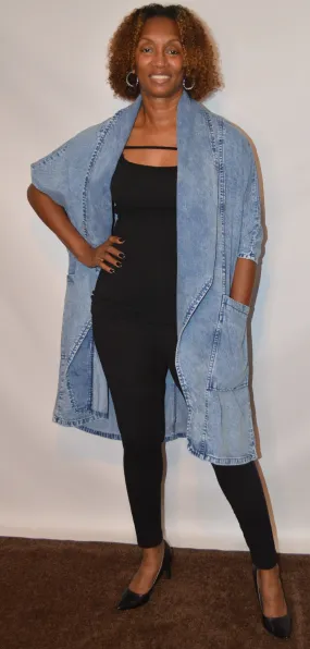 Denim Trench Coat