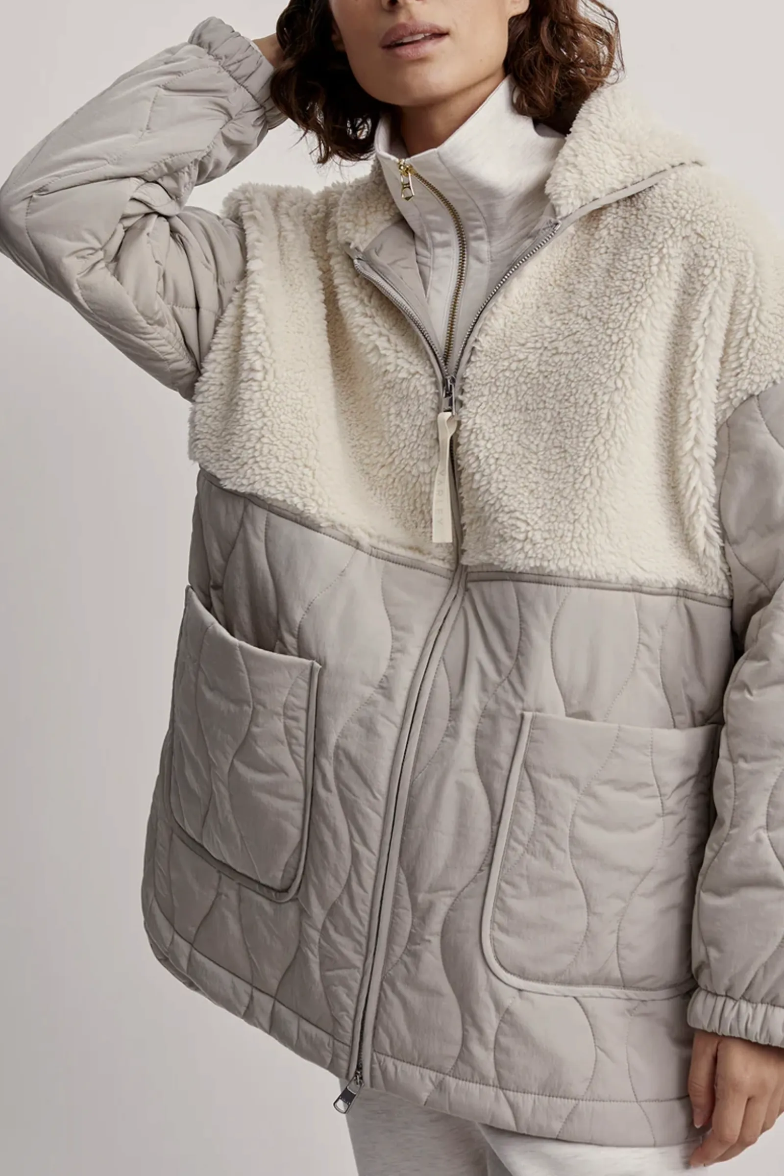 Derry Quilt Sherpa Jacket